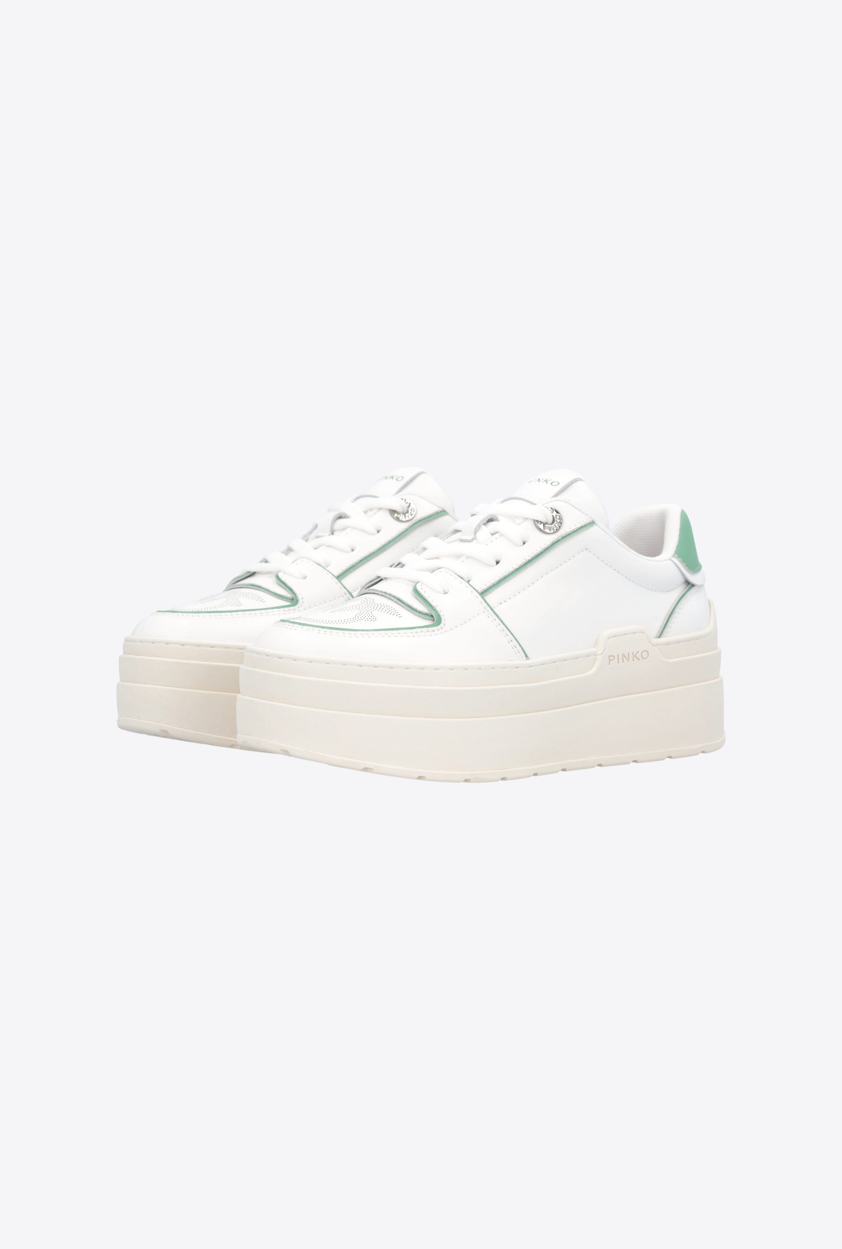 TWO-TONE PLATFORM SNEAKERS - 6