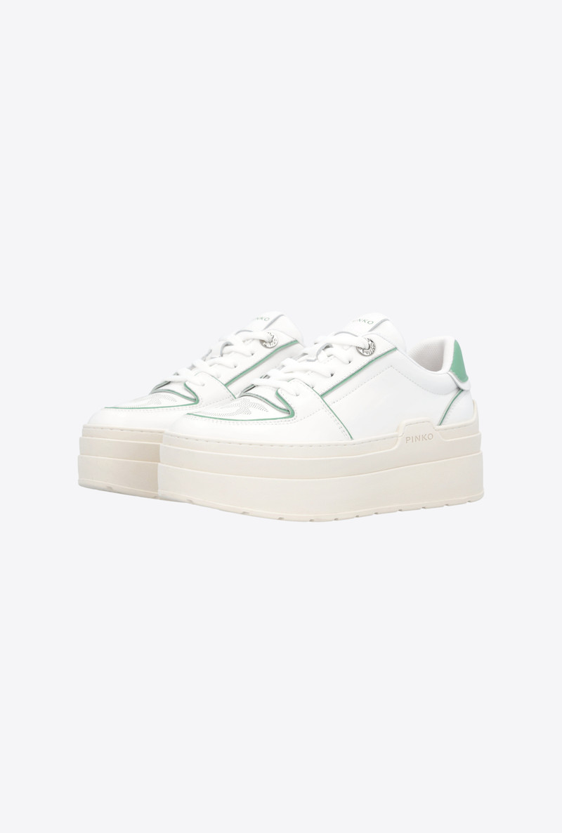 TWO-TONE PLATFORM SNEAKERS 6