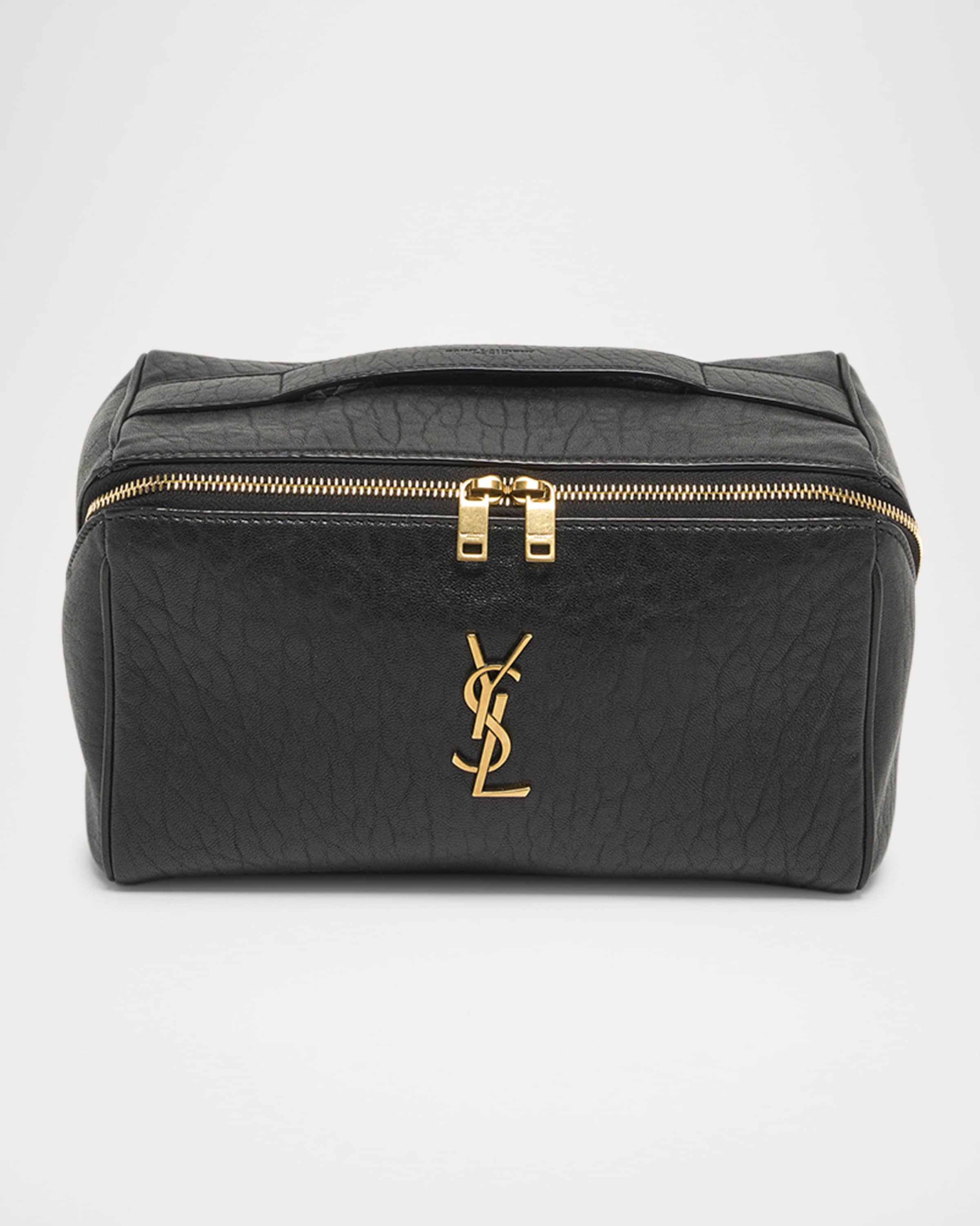 YSL Vanity Case in Grained Leather - 1