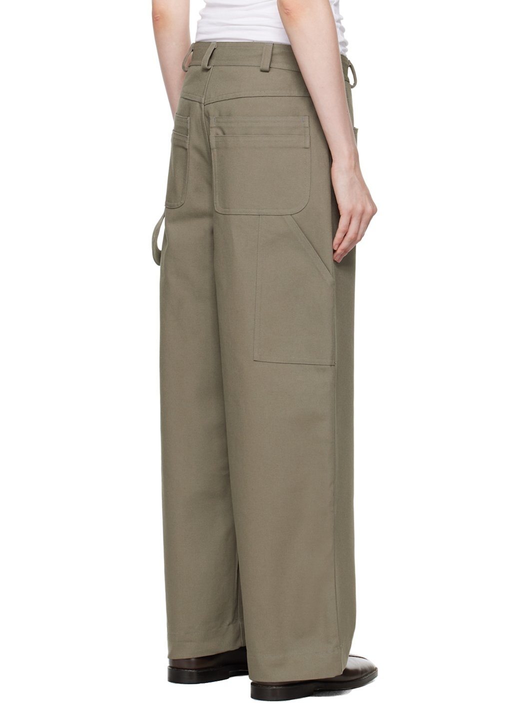 Gray Frankie Workwear Trousers - 3