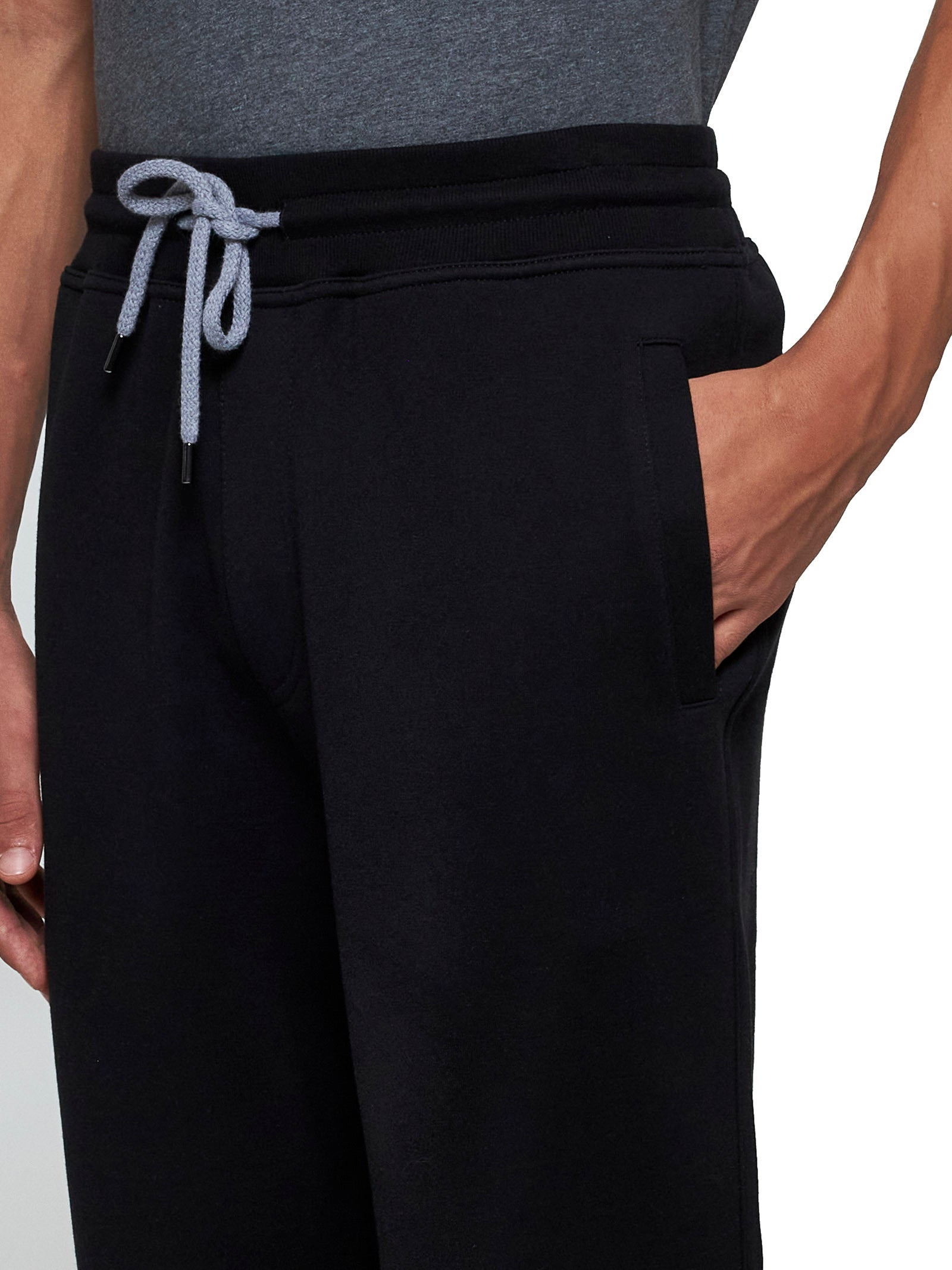 Cotton-blend sweatpants - 4
