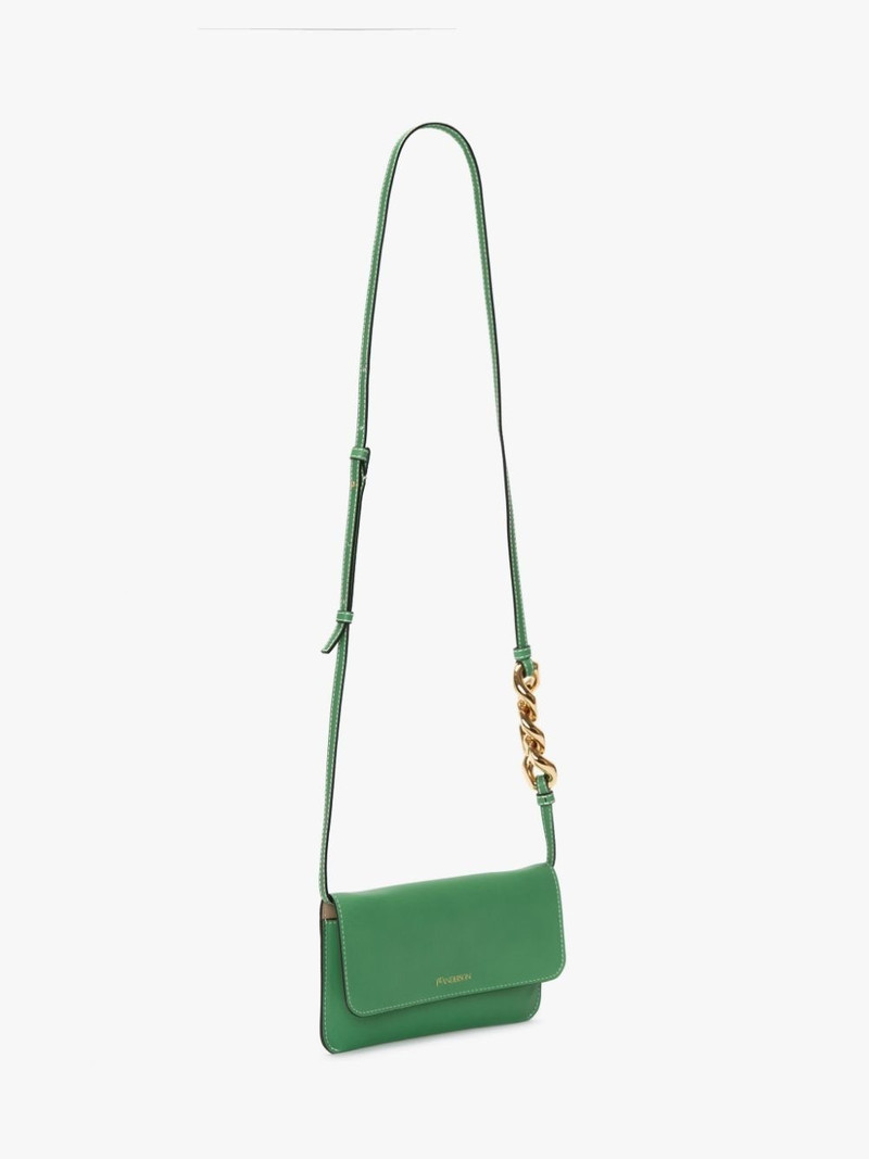 JW Anderson LEATHER PHONE CHAIN POUCH outlook