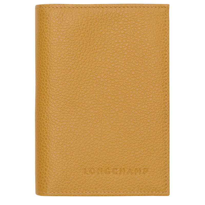 Le Foulonné Passport cover Nutmeg - Leather 1