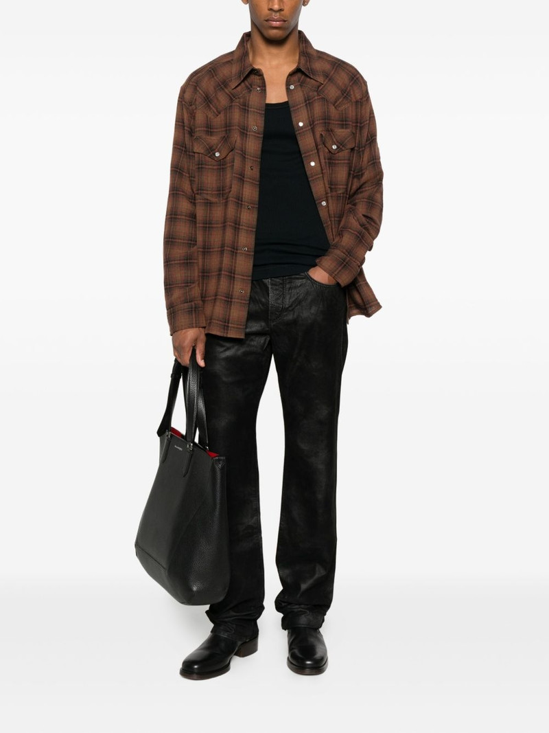 Isabel Marant Kelvina leather trousers outlook