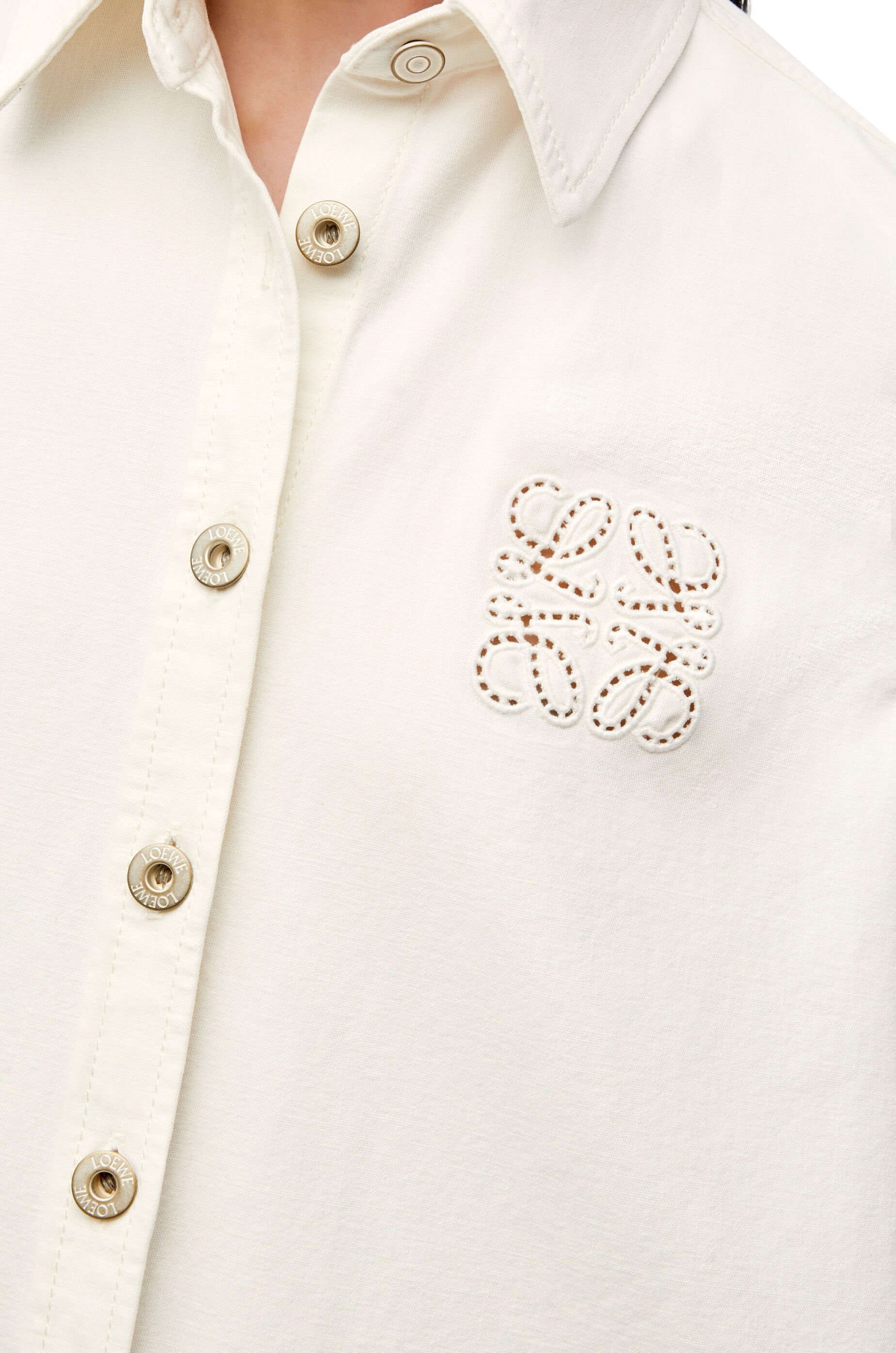 Trapeze shirt in denim - 5