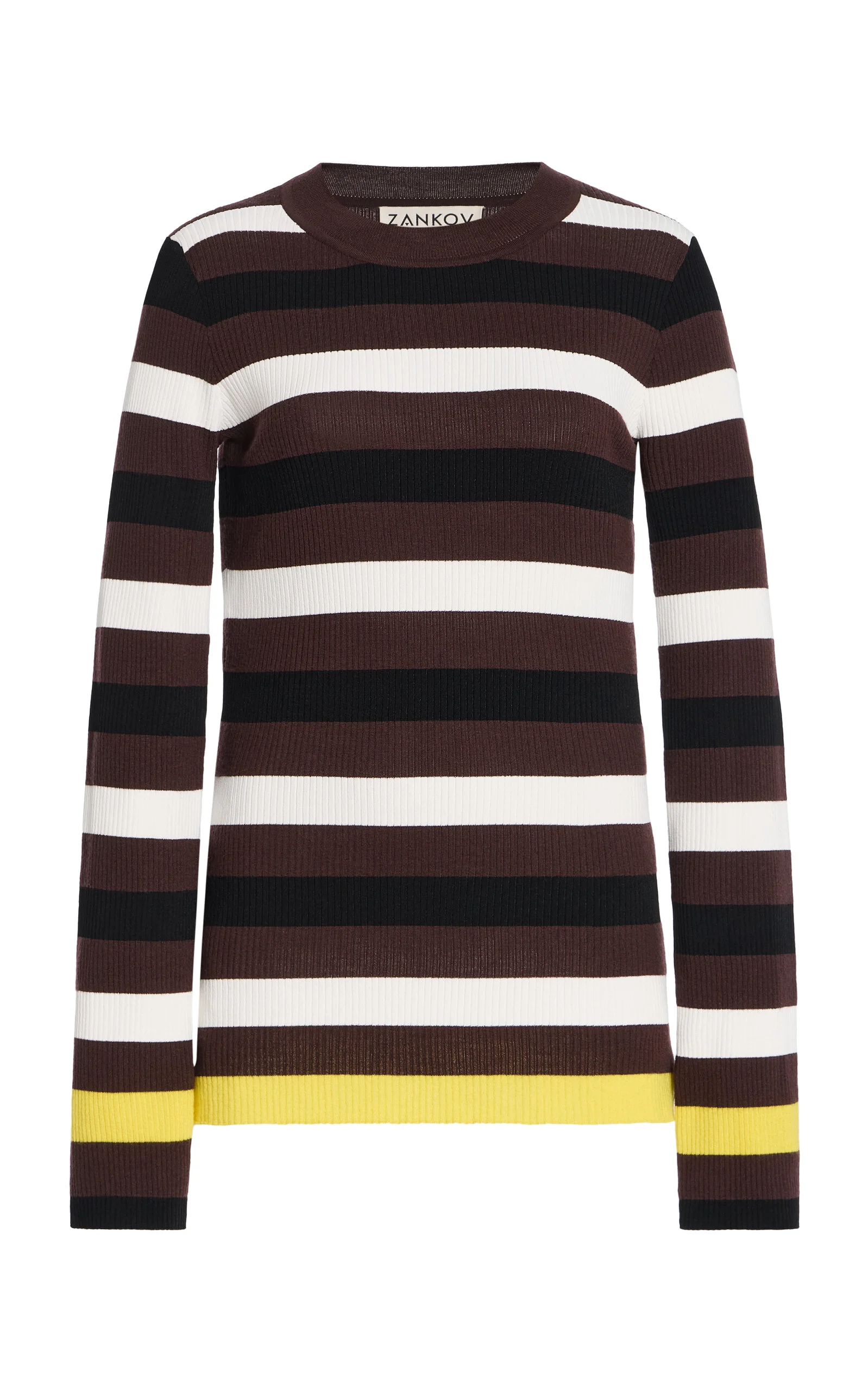 Cadanet Striped Wool Top multi - 1