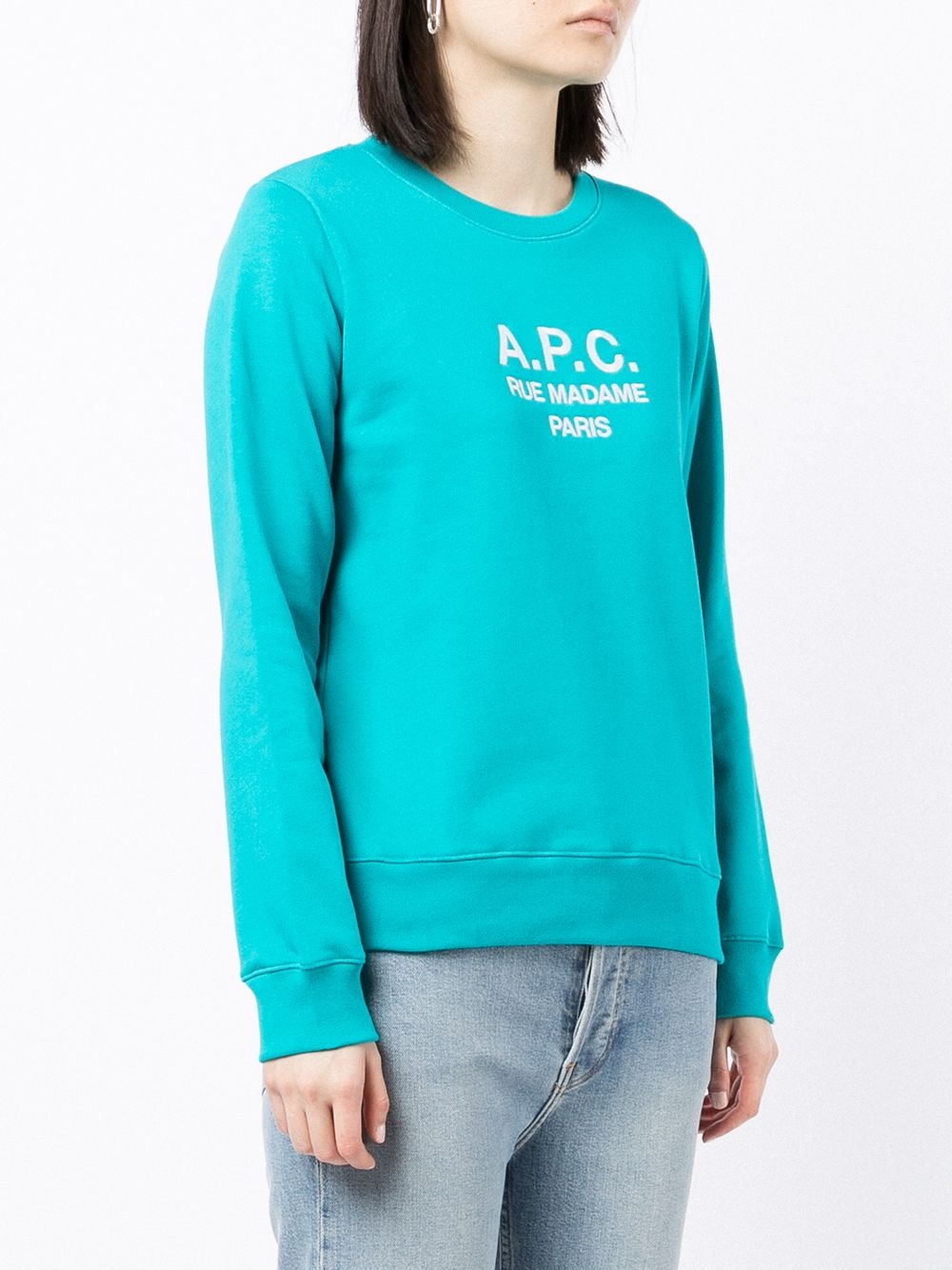 logo-printed sweatshirt - 3