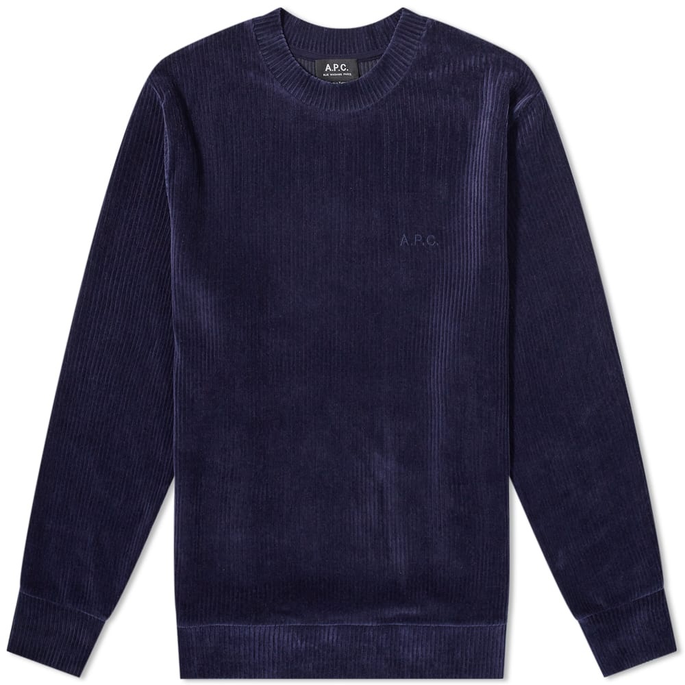 A.P.C. Remy Corduroy Crew Sweat - 1