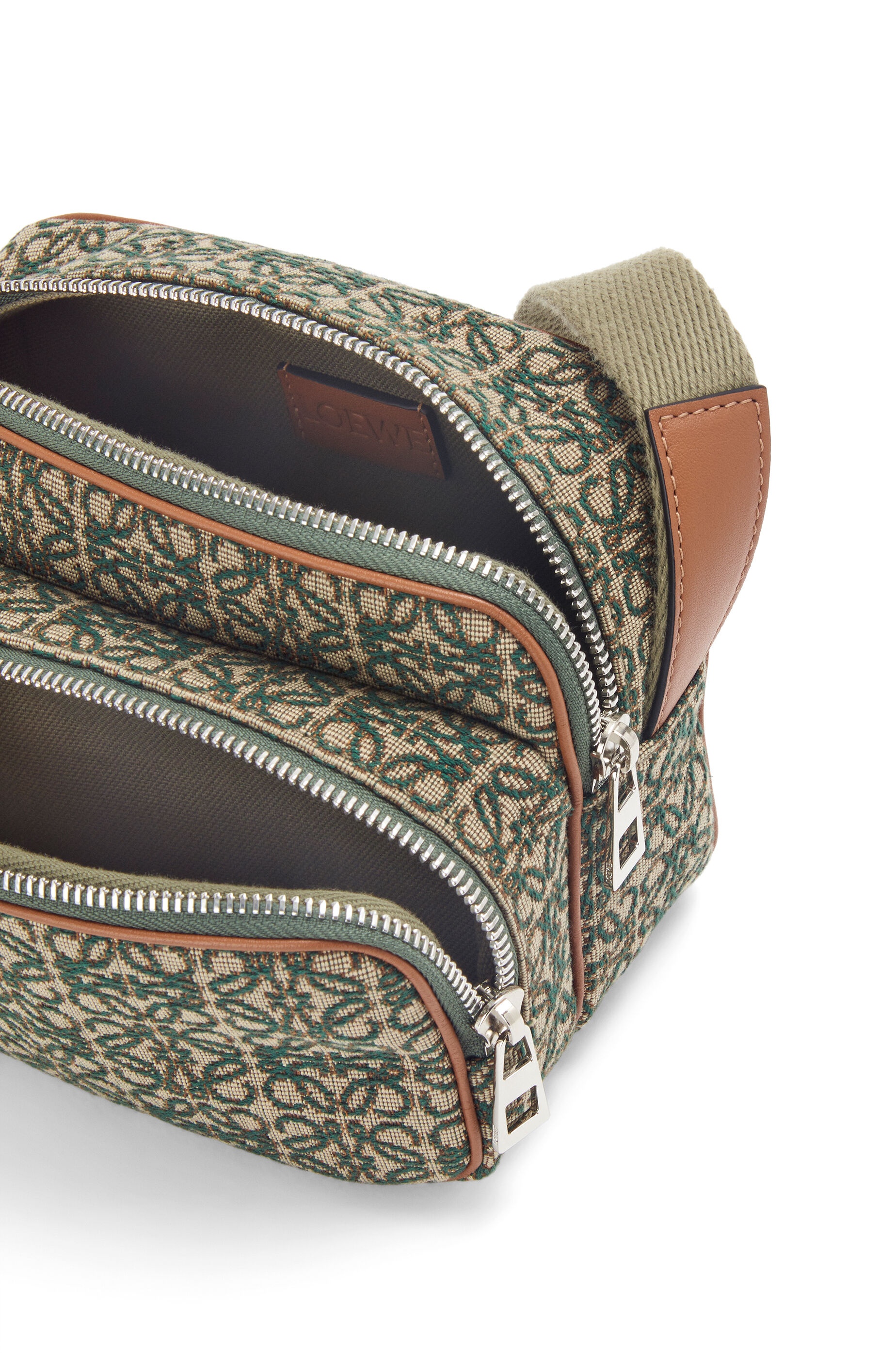 Mini Camera bag in Anagram jacquard and calfskin - 6