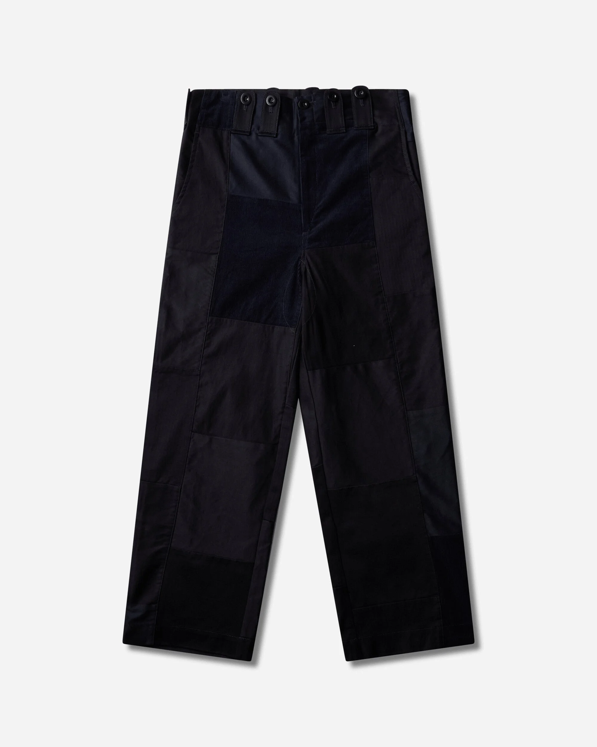 Men's Patchwork Trousers Navy Mix - 1