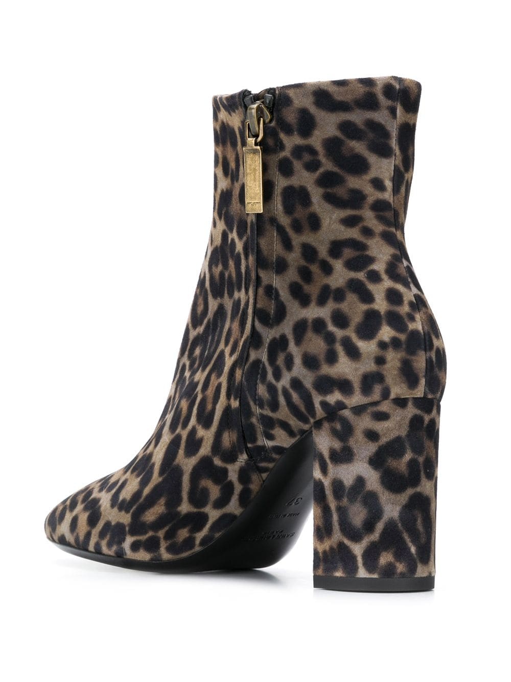 Lou 75mm leopard print boots - 3