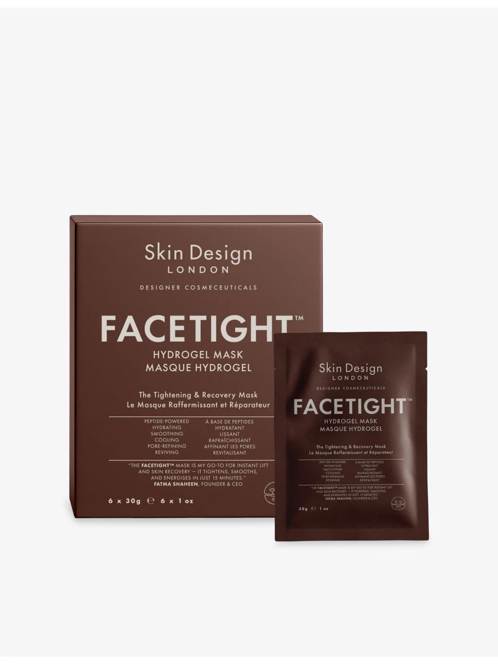 Facetight Hydrogel Pack of 6 Masks - 1