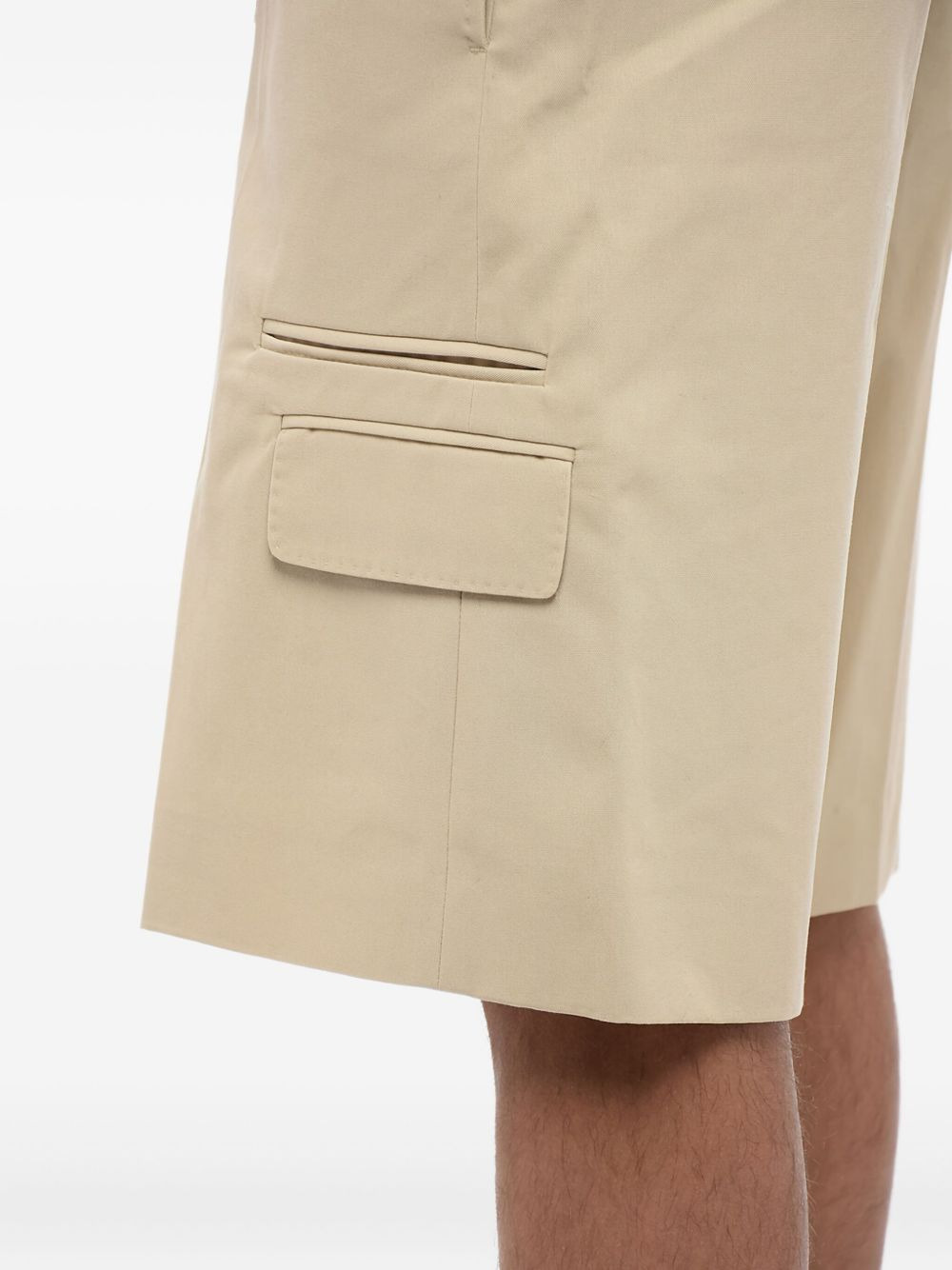 tailored cotton shorts - 4