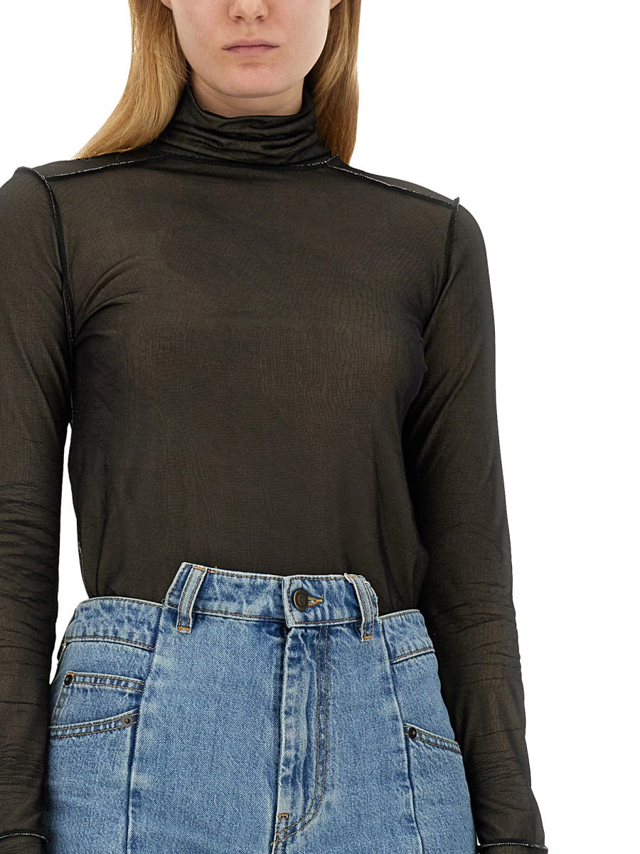 Maison Margiela Women Turtleneck Bodysuit - 4
