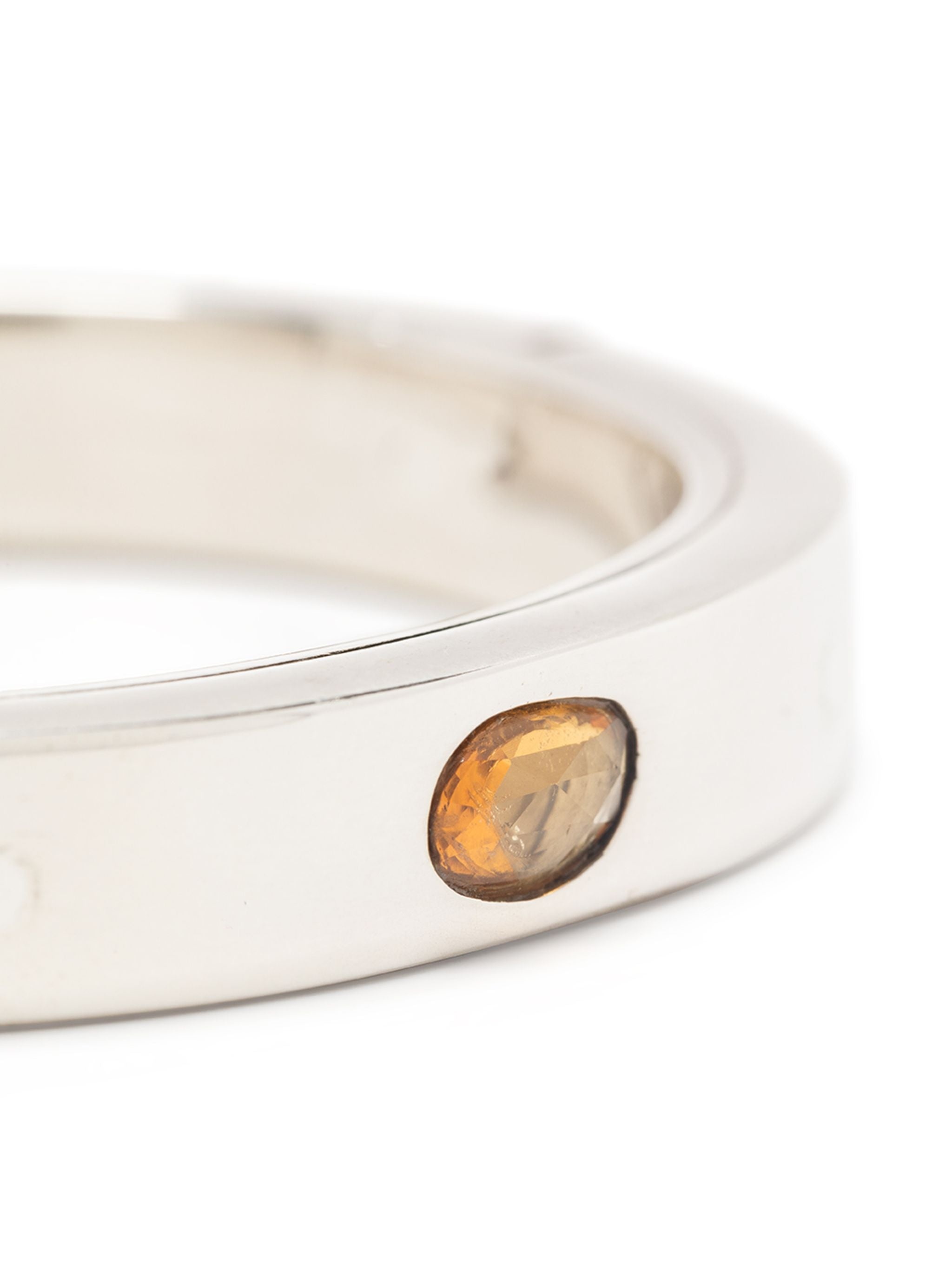 PARTS OF FOUR Sistema Bracelet v2 (1.0 CT, Orange Sapphire Faceted Slab, 9mm, PA+SAF) - 3