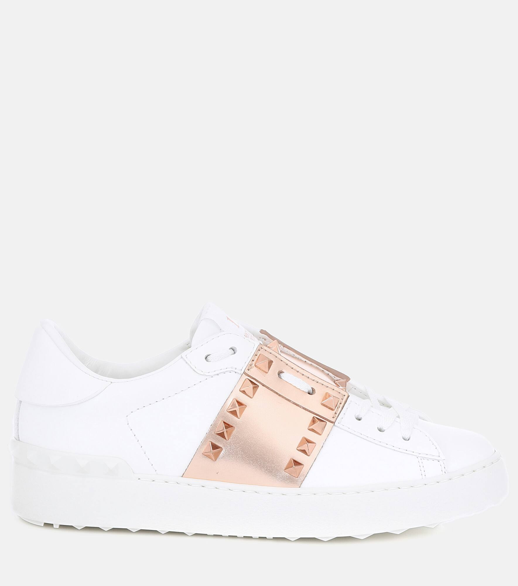 Valentino Garavani Rockstud Untitled leather sneakers - 4