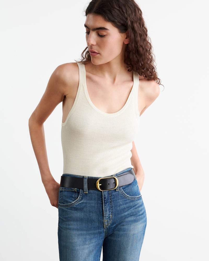 NILI LOTAN Selah Silk Knit Tank outlook