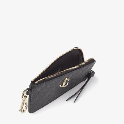 JIMMY CHOO Lise-z
Black JC Monogrammed Leather Card Holder with Light Gold JC Monogram outlook