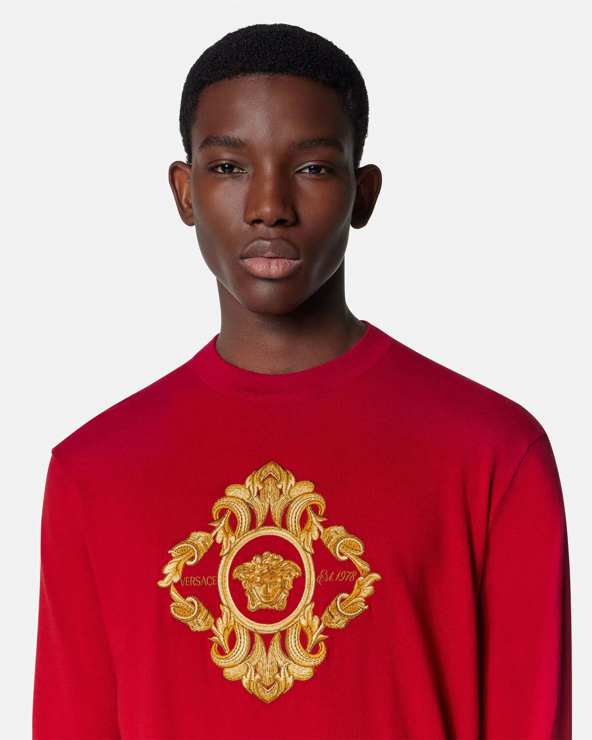 Embroidered Architectural Baroque Sweater - 3