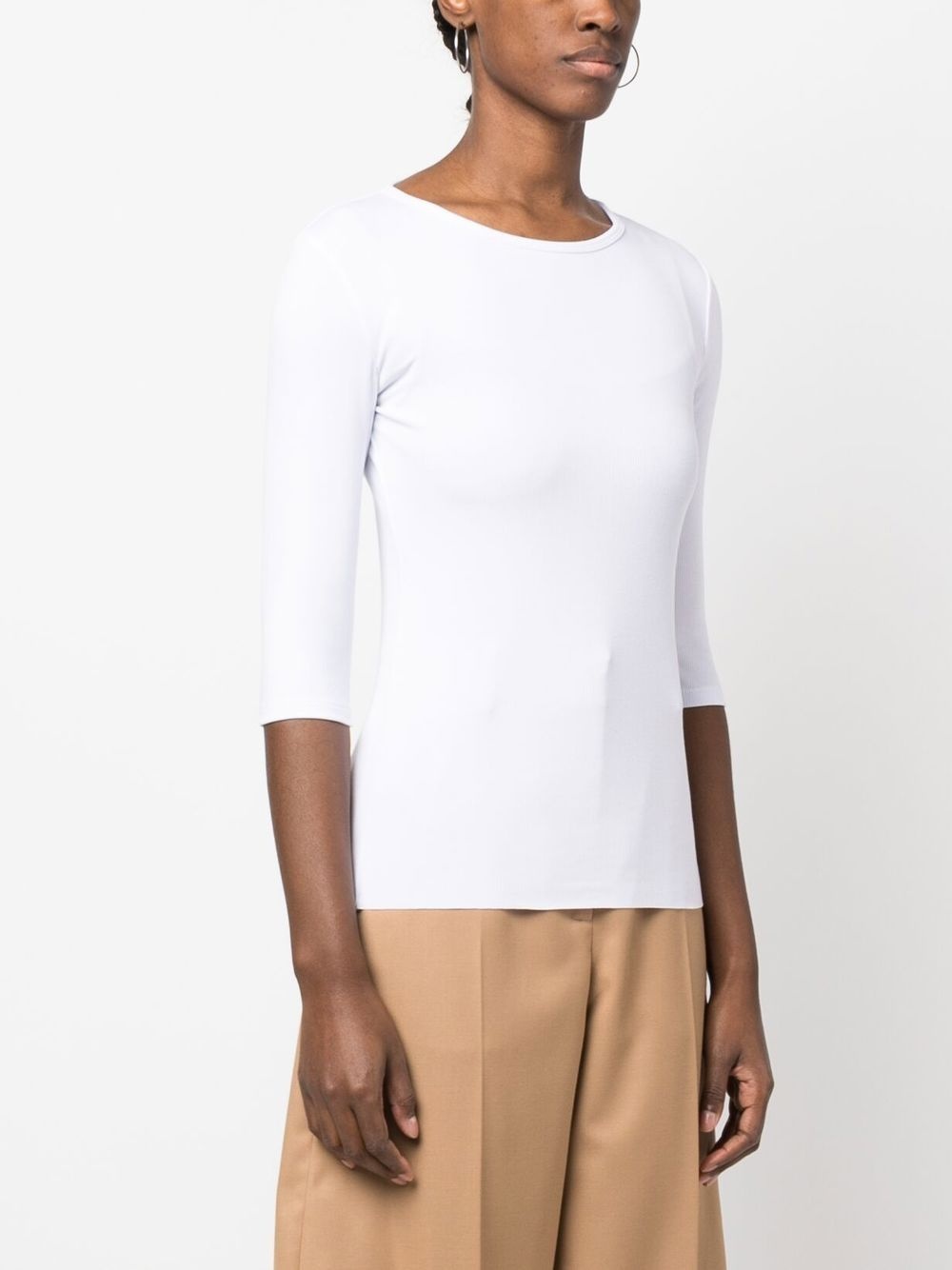 fine-ribbed top - 3