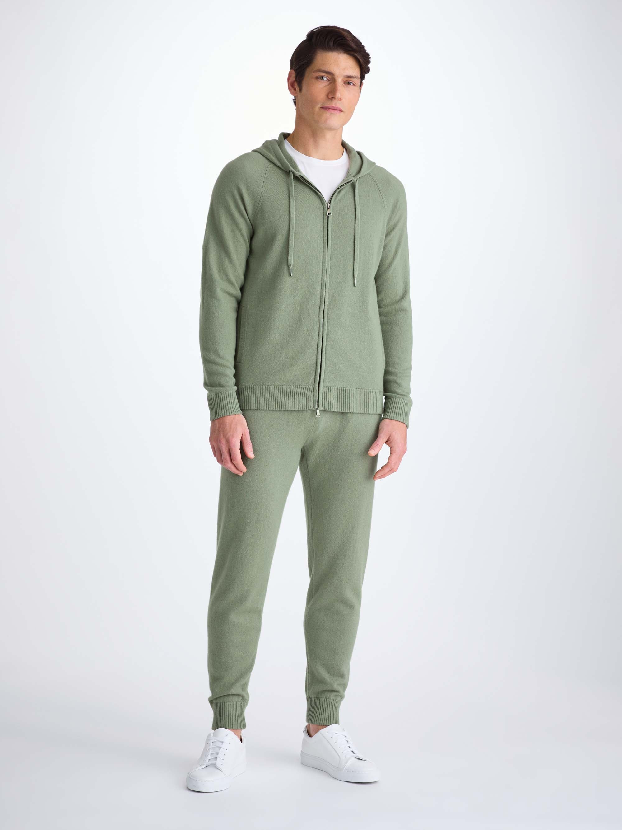 Men's Hoodie Finley Cashmere Sage Green - 3