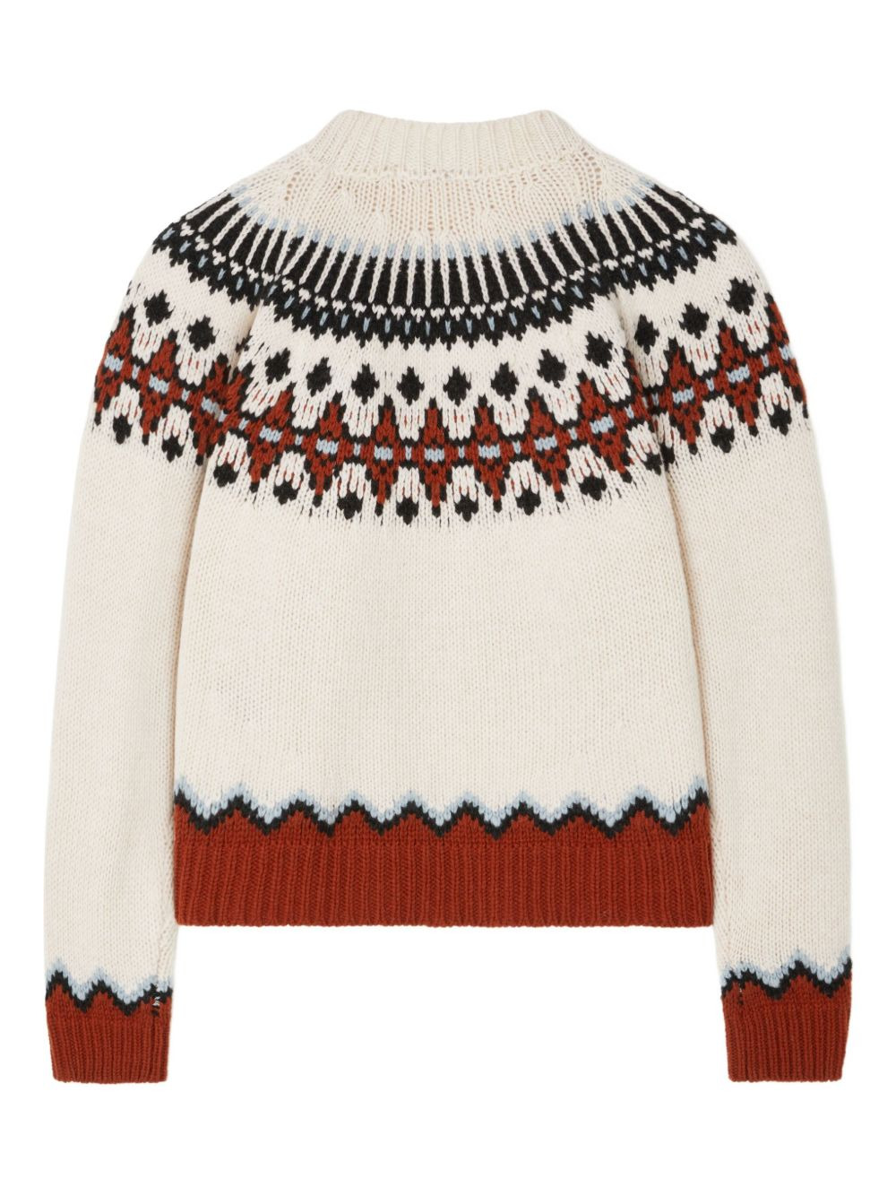 Fair Isle patterned wool sweater - 5