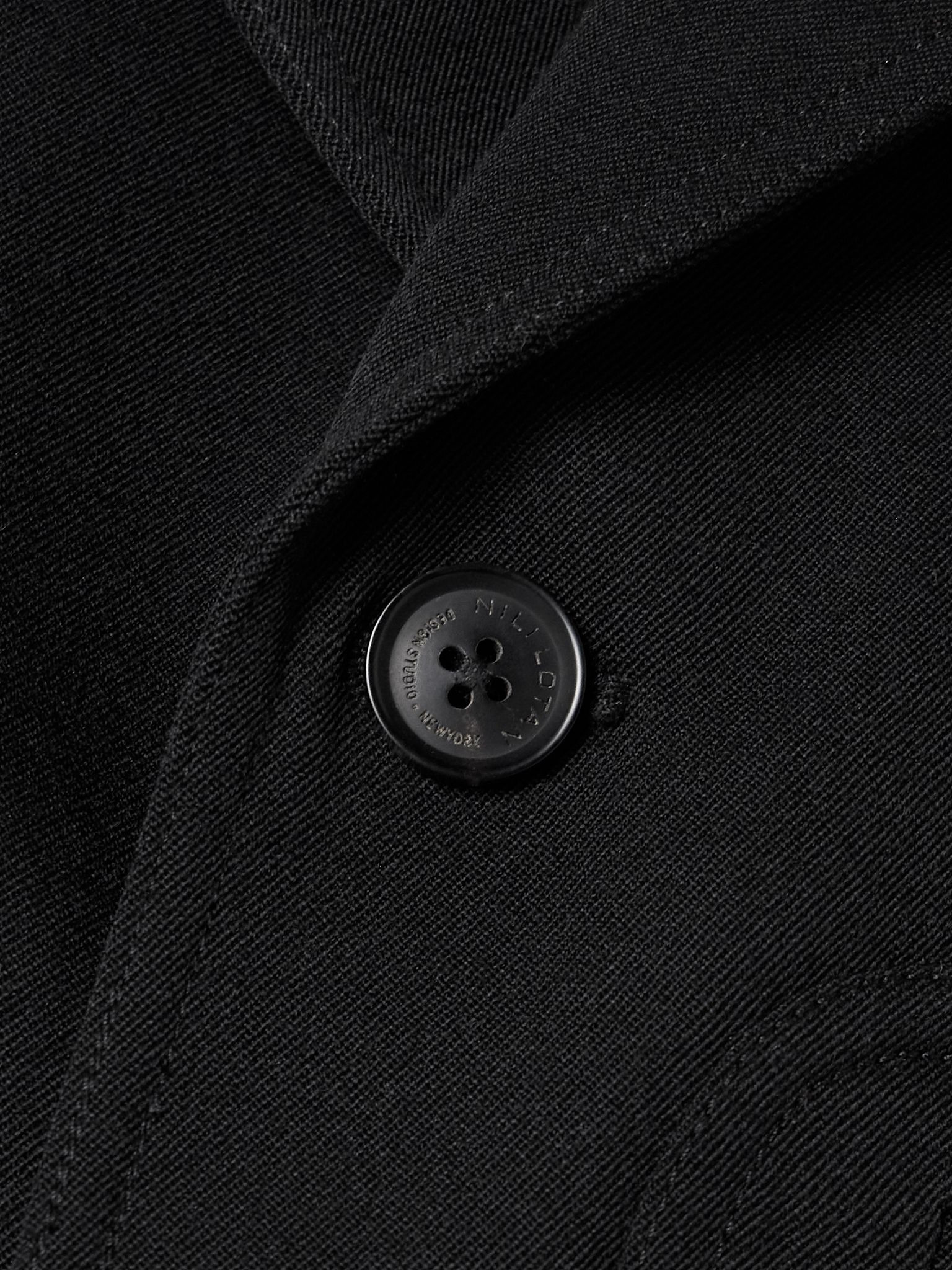 Georgy wool-gabardine jacket Black - 5