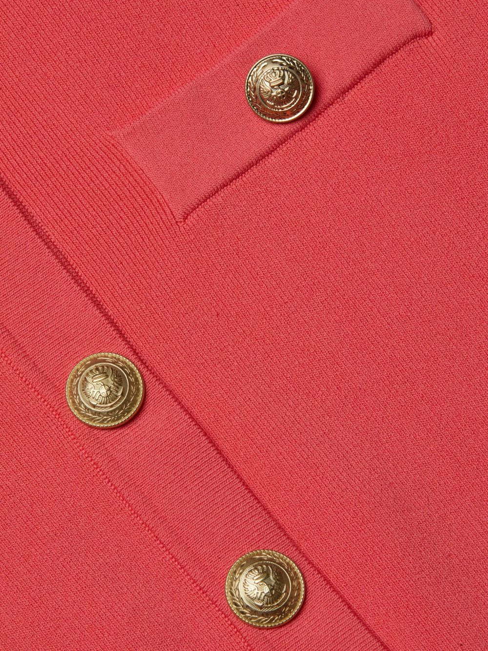 button-embellished crew-neck cardigan - 5