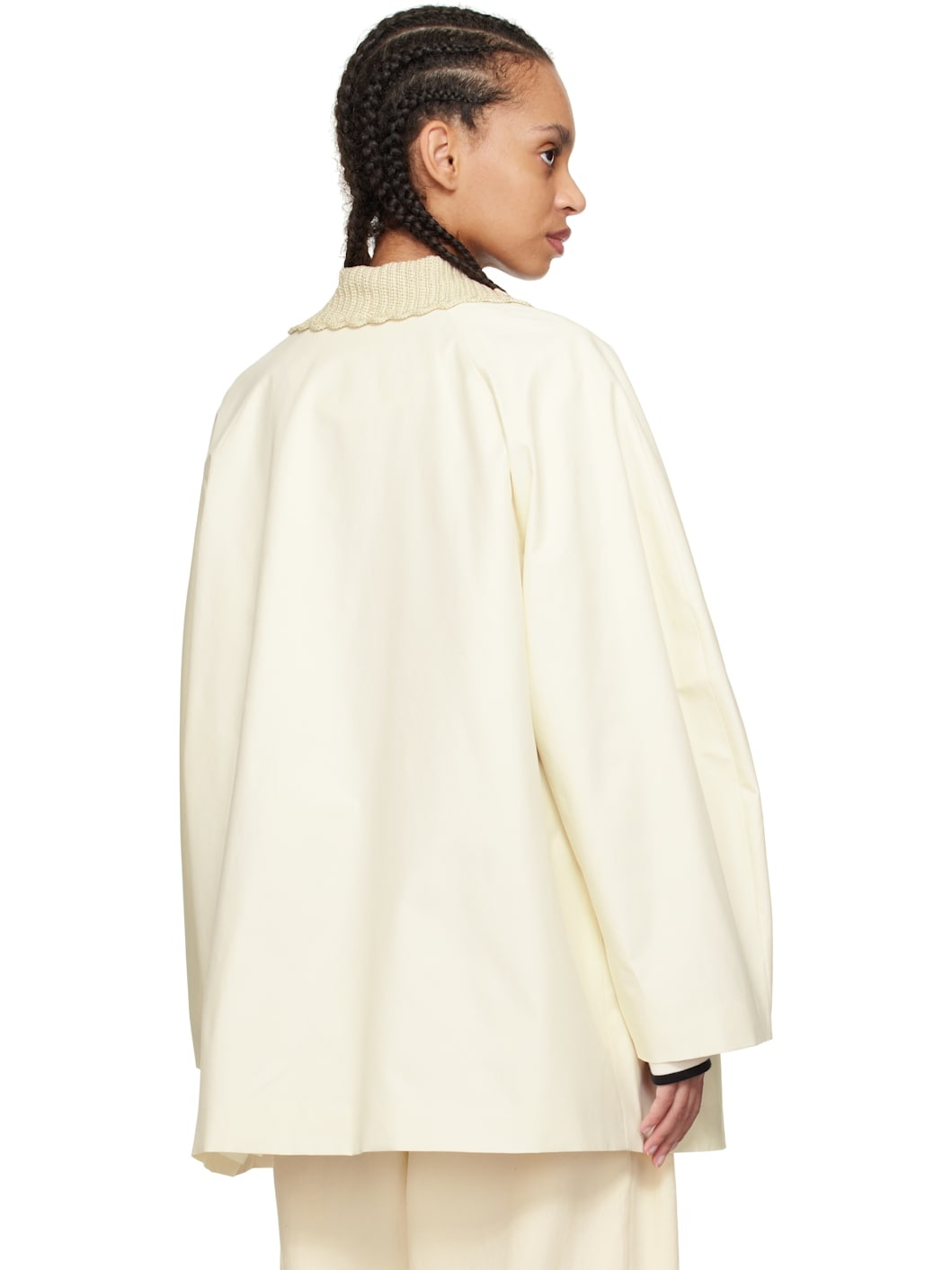 Off-White Crochet Jacket - 3