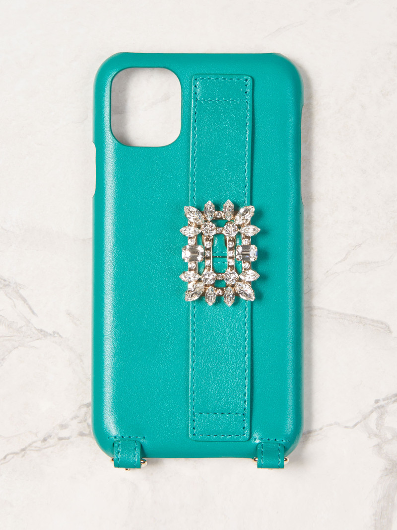 Broche Vivier Buckle iPhone 11 Case in Leather 1