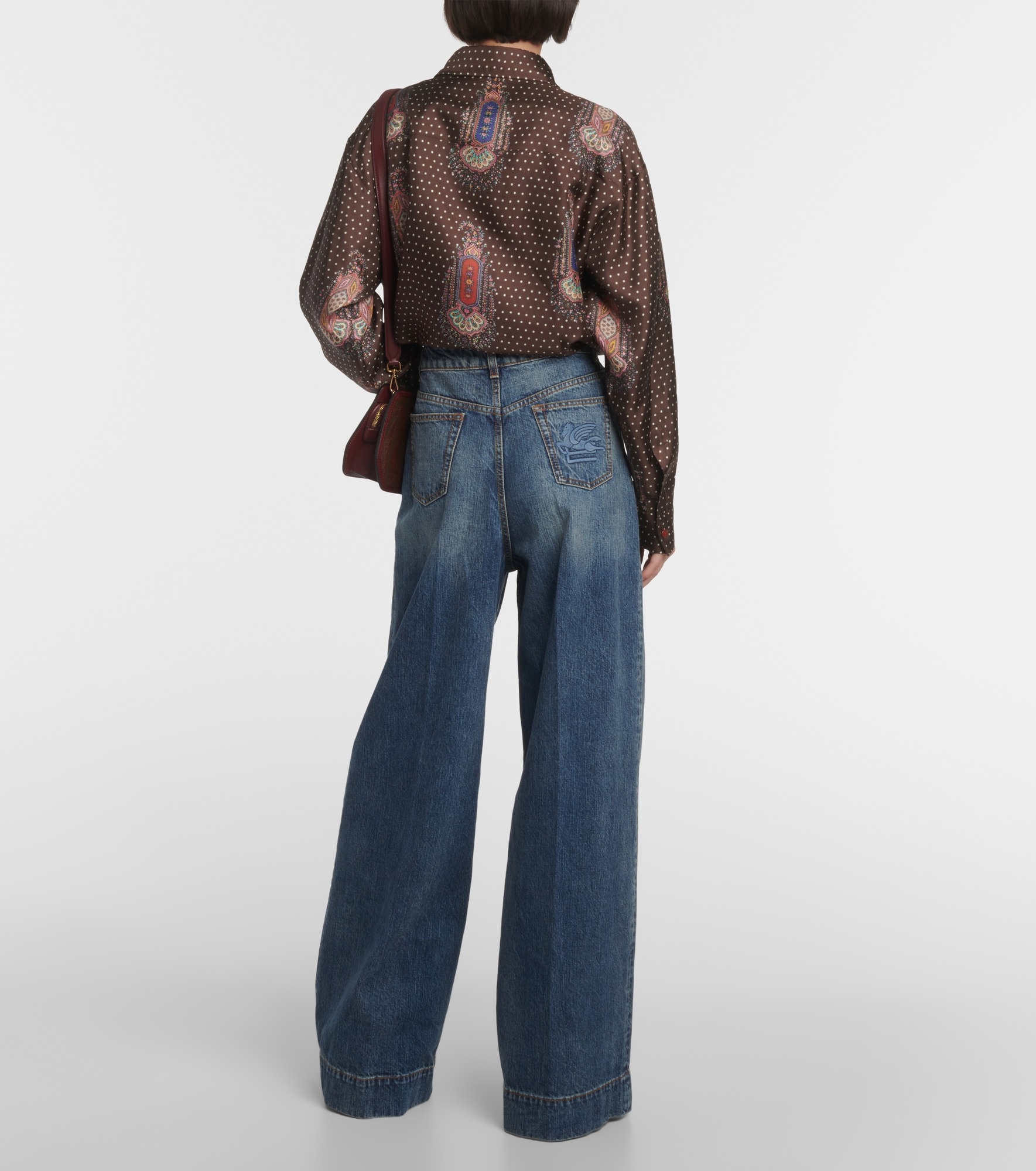 High-rise wide-leg jeans - 3