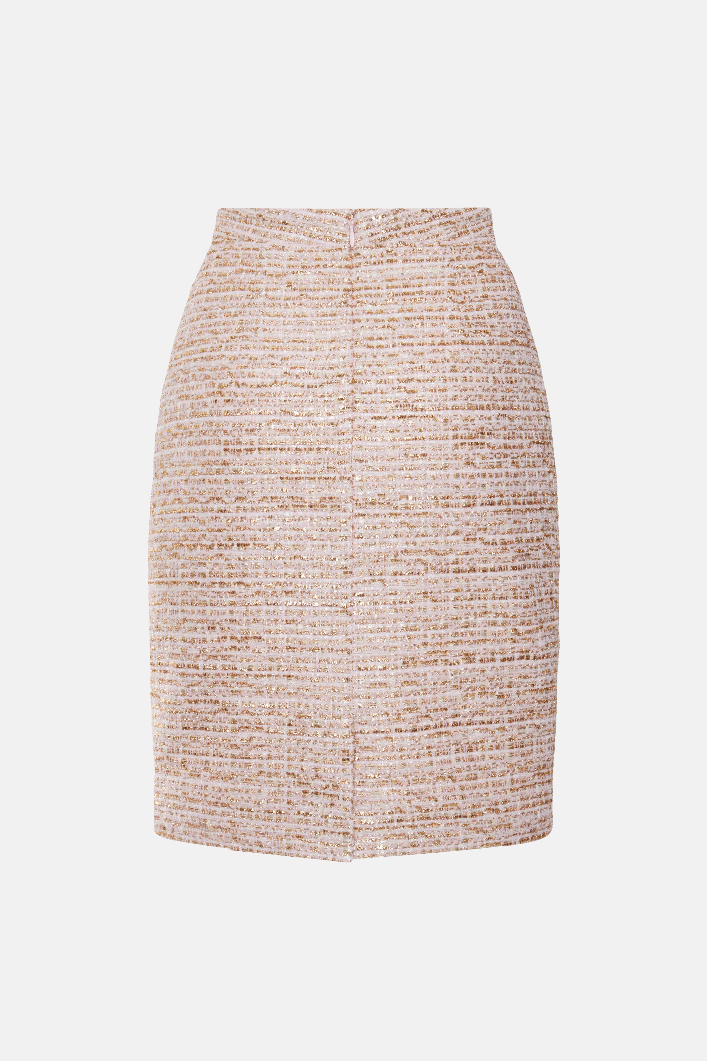 LUREX TWEED SKIRT - 2