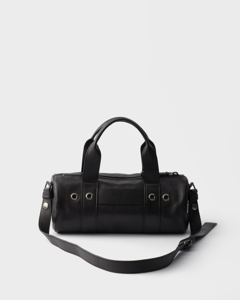 Large leather top-handle bag 3