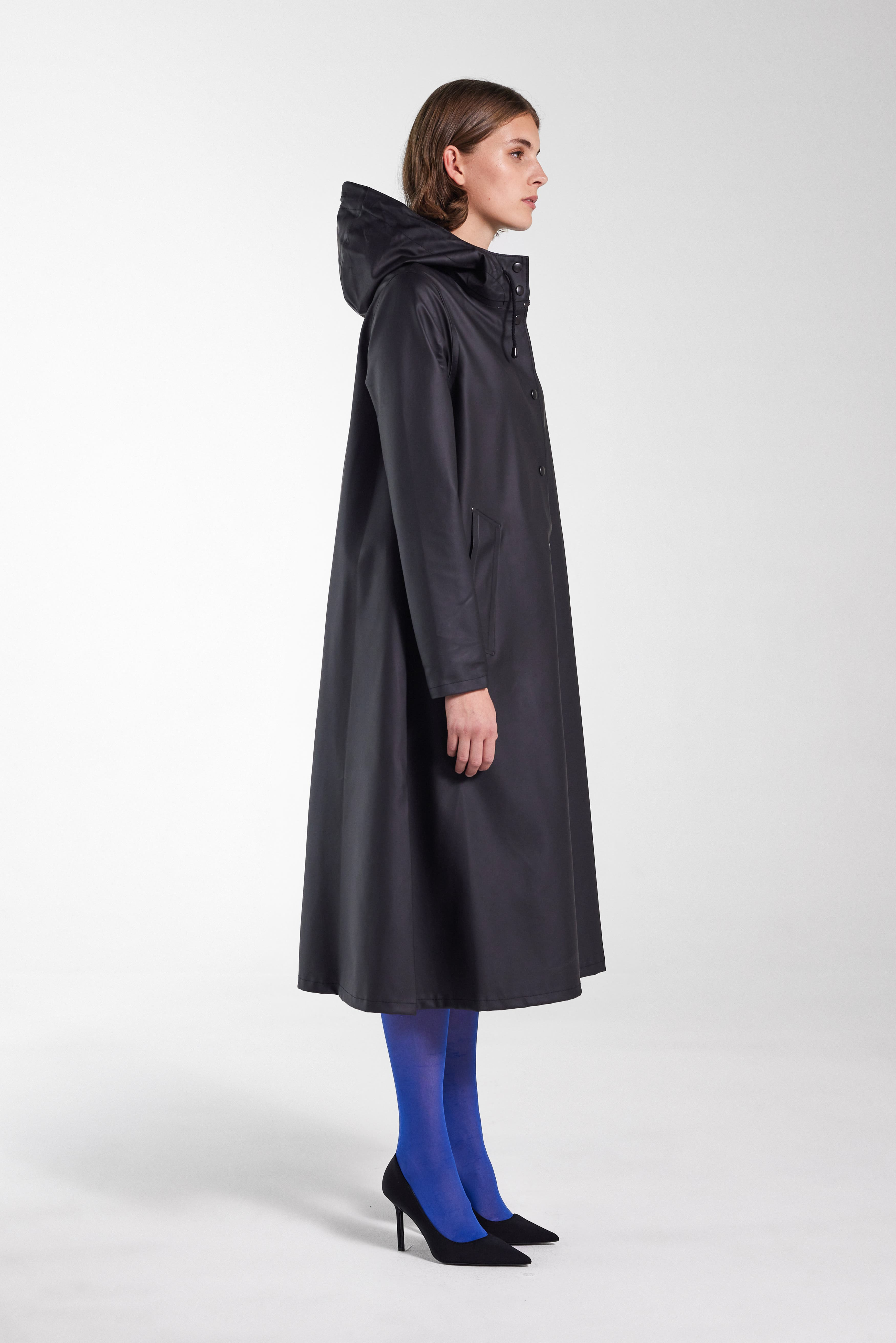 Stutterheim Mosebacke Long Raincoat in Black at Nordstrom - 3