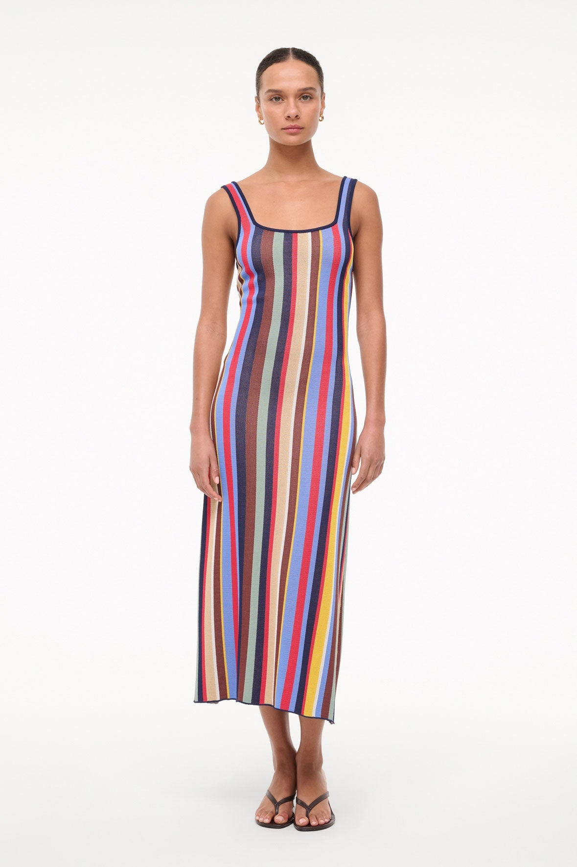 STAUD KATIE DRESS MARKET STRIPE - 1