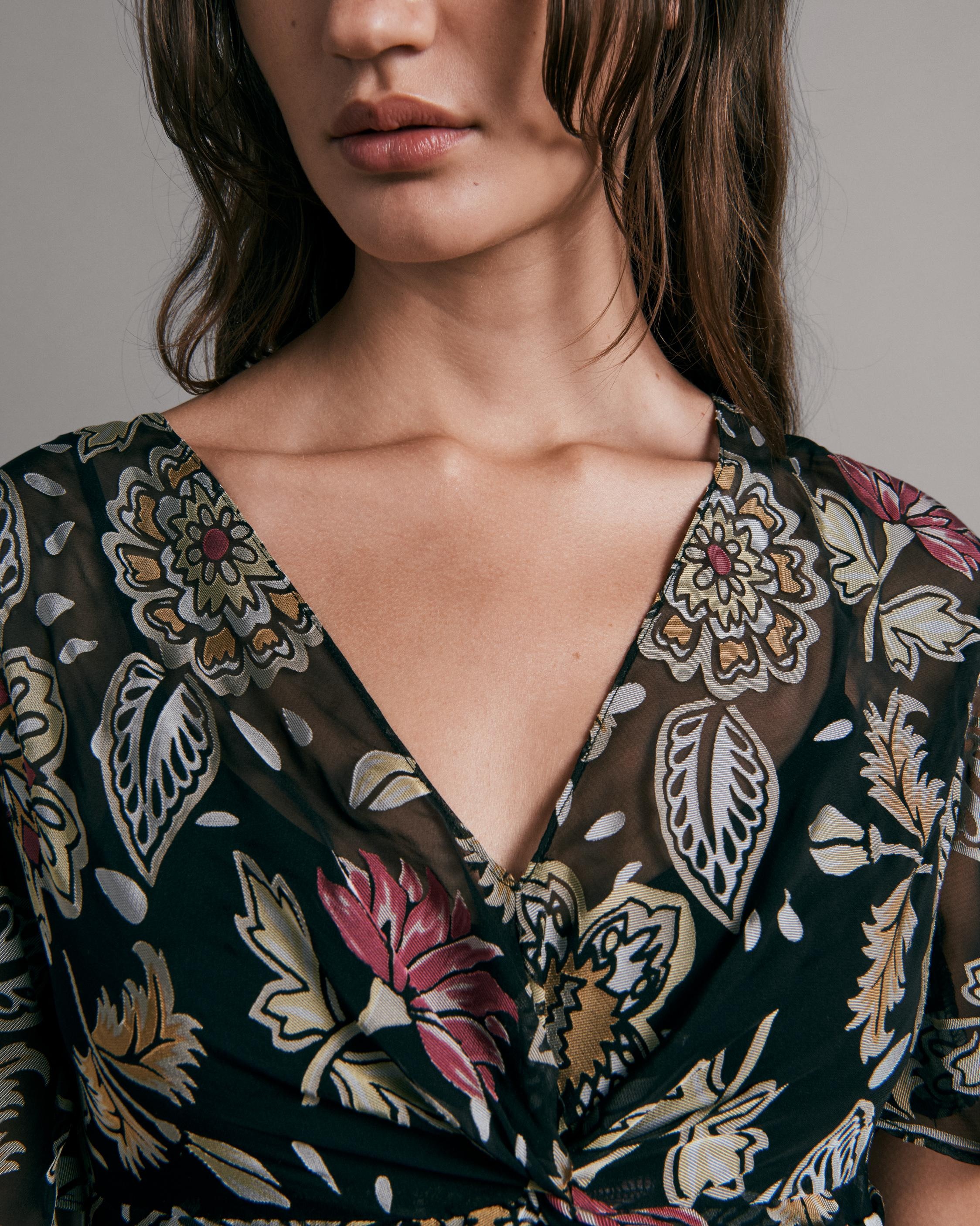 Tamar Floral Maxi Dress
Silk Dress - 5