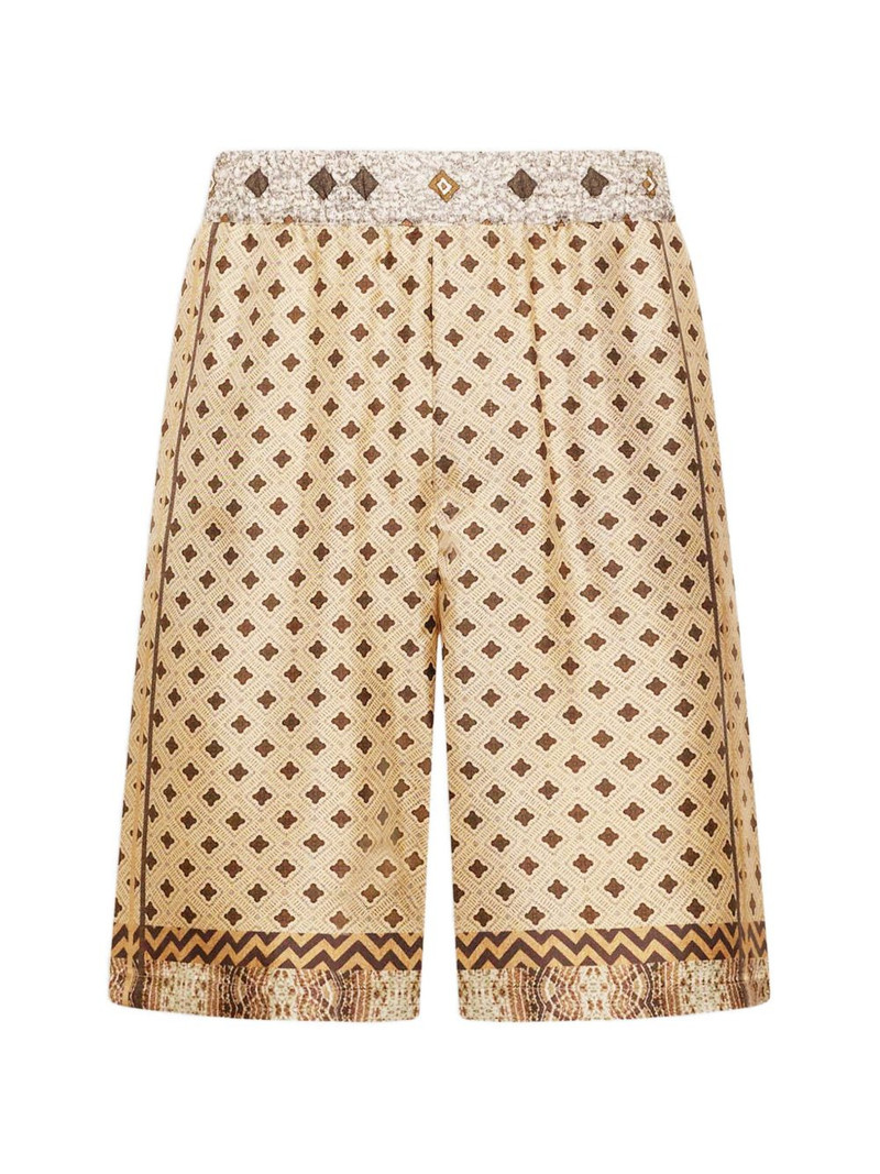Aloe geometric jacquard shorts 1