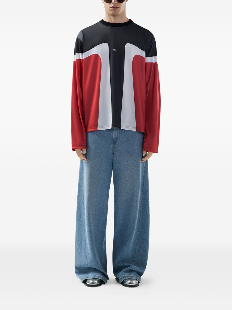 GCDS Racing long-sleeved T-shirt outlook