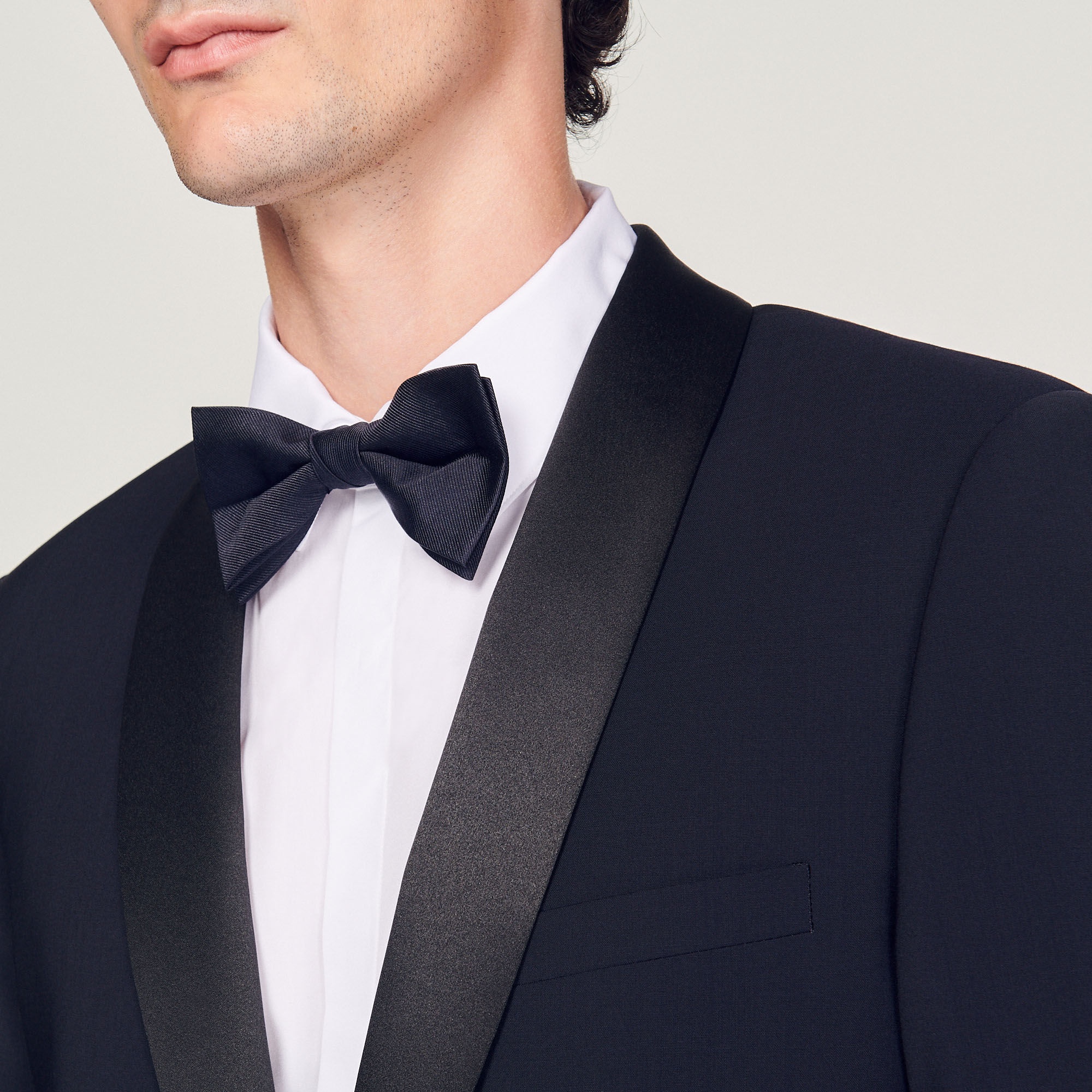 TUXEDO JACKET WITH SATIN - 4