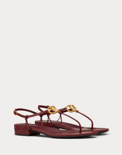 Valentino VLogo Signature Kidskin Sandal 20 mm / 0.8 in. outlook