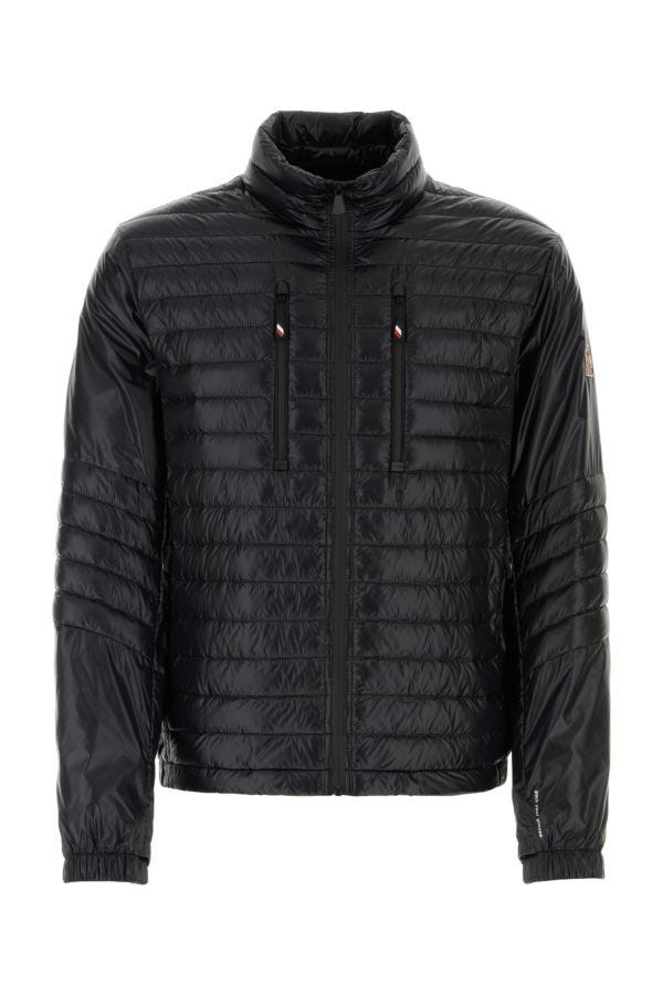 Black nylon Althaus down jacket - 1