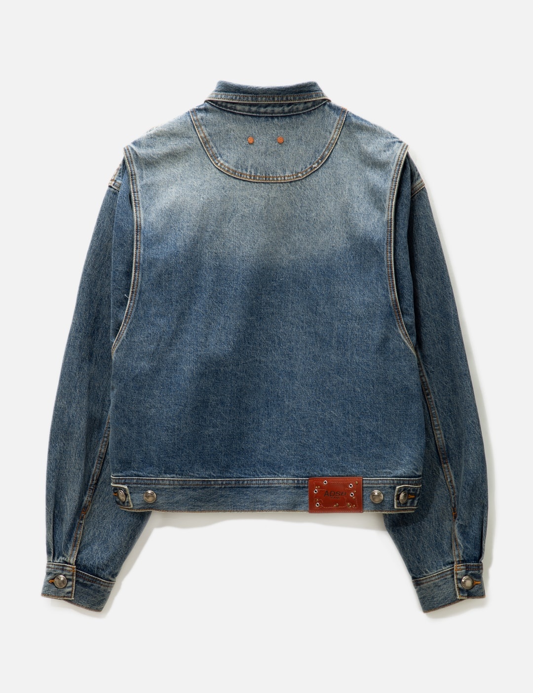 WAVE DENIM BOMBER JACKET - 2