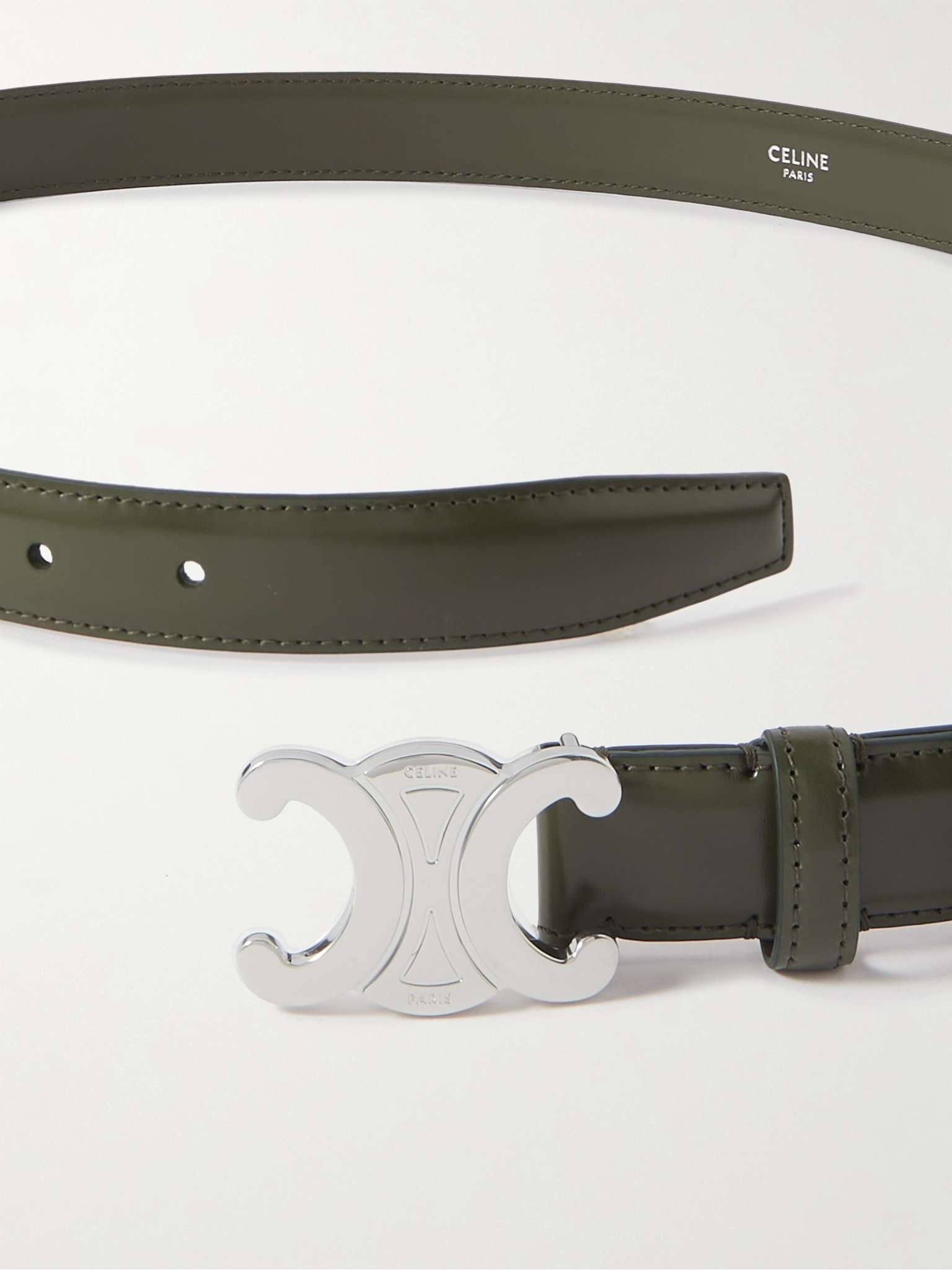 2.5cm Reversible Leather Belt