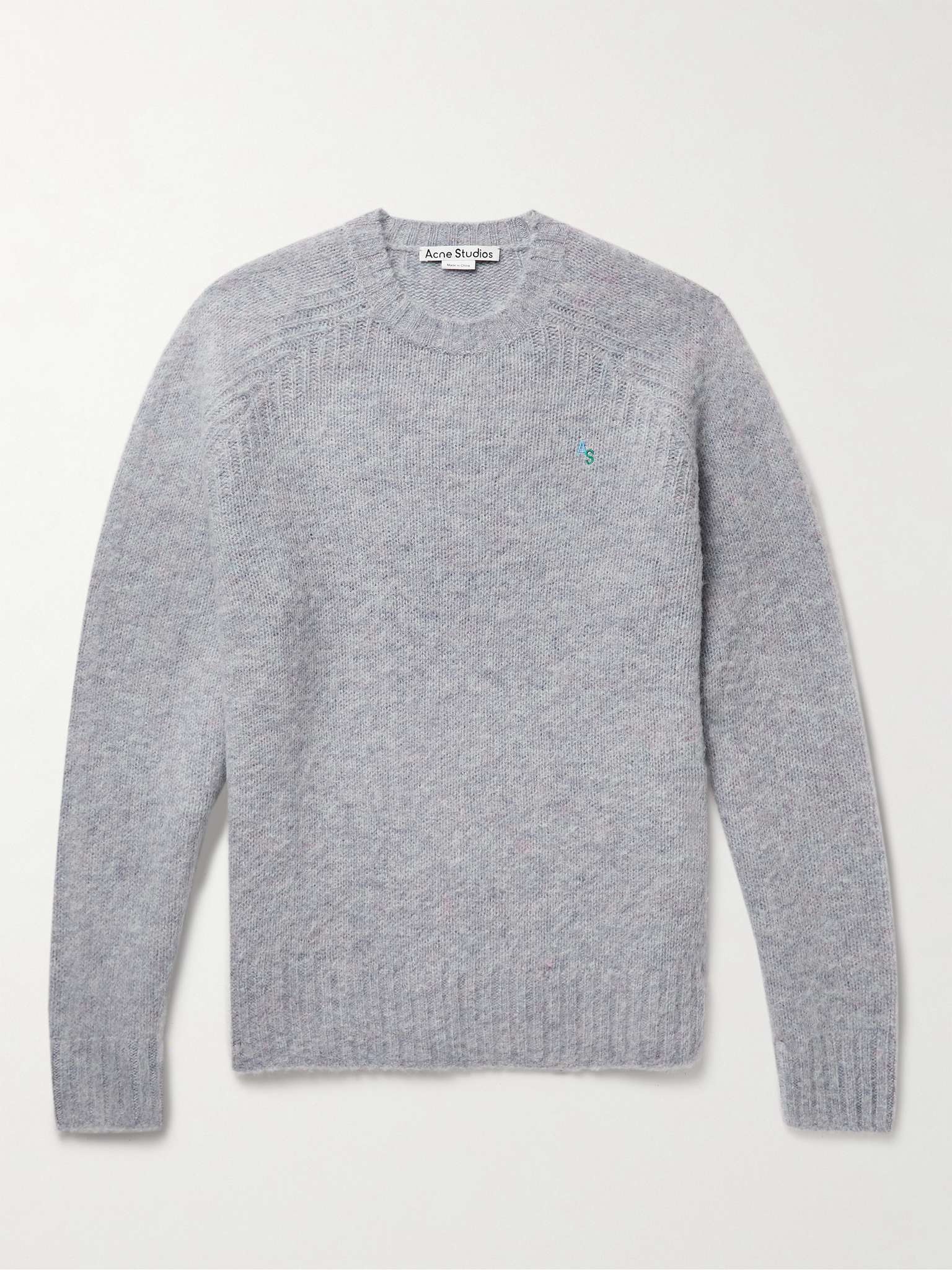 Brushed ​Shetland Wool Sweater - 1