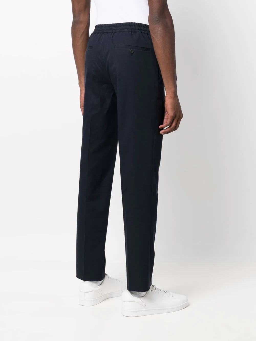 drawstring-waist trousers - 4