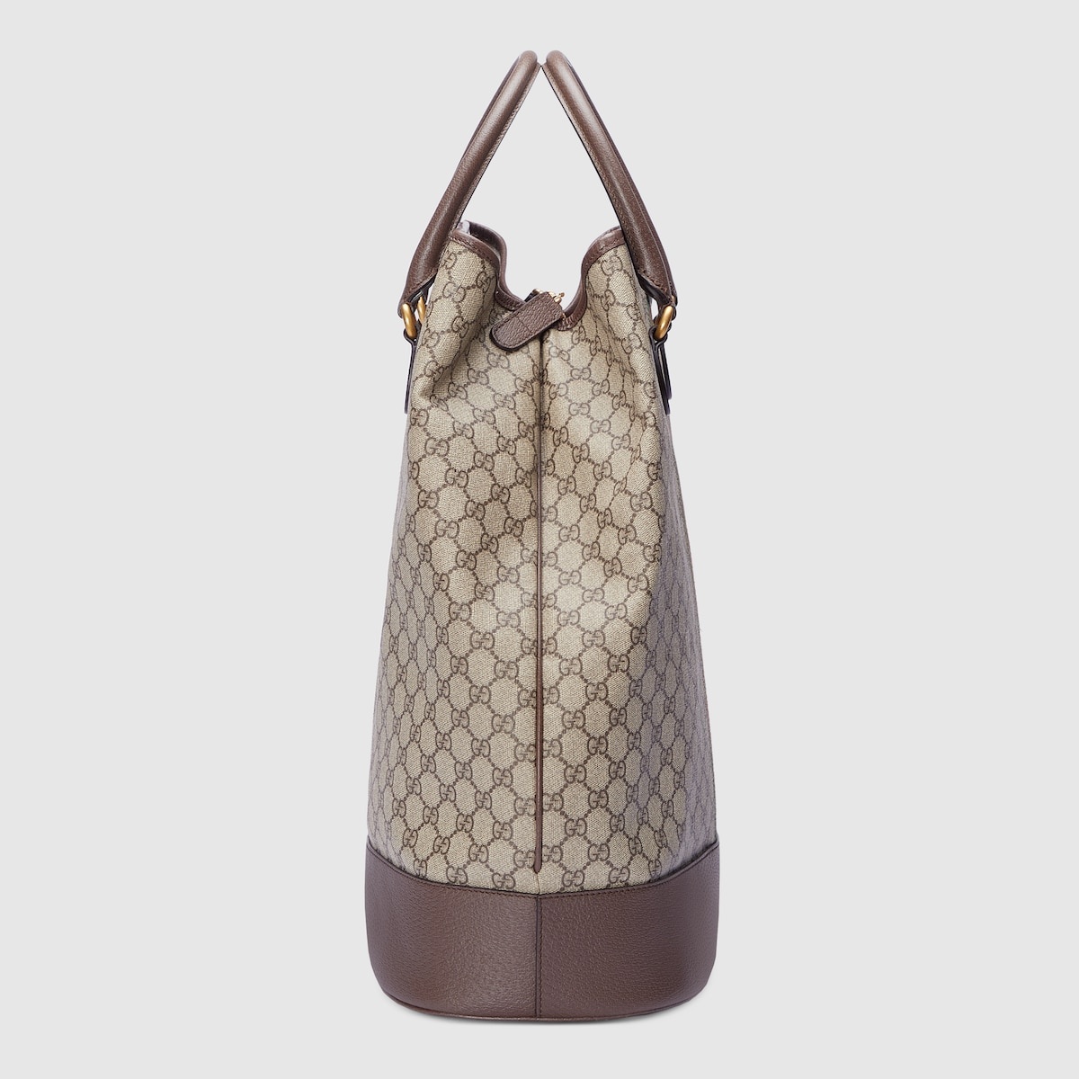 Gucci Savoy Large Duffle Bag, Beige, GG Canvas