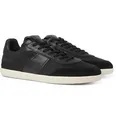 Leather and Suede-Trimmed Nubuck Sneakers - 8