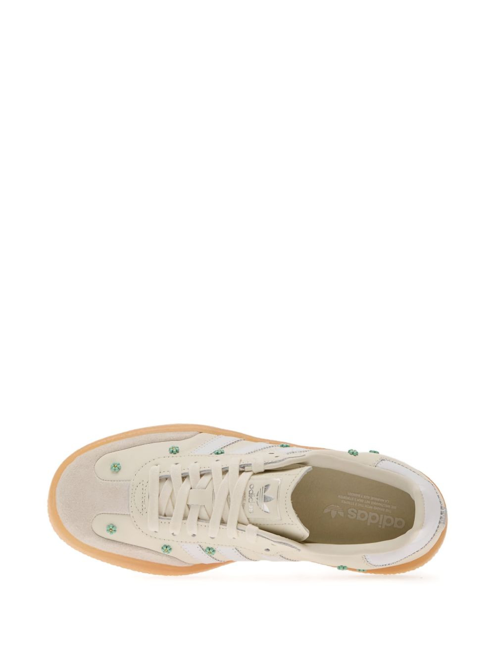 Sambae floral-embellished sneakers - 5