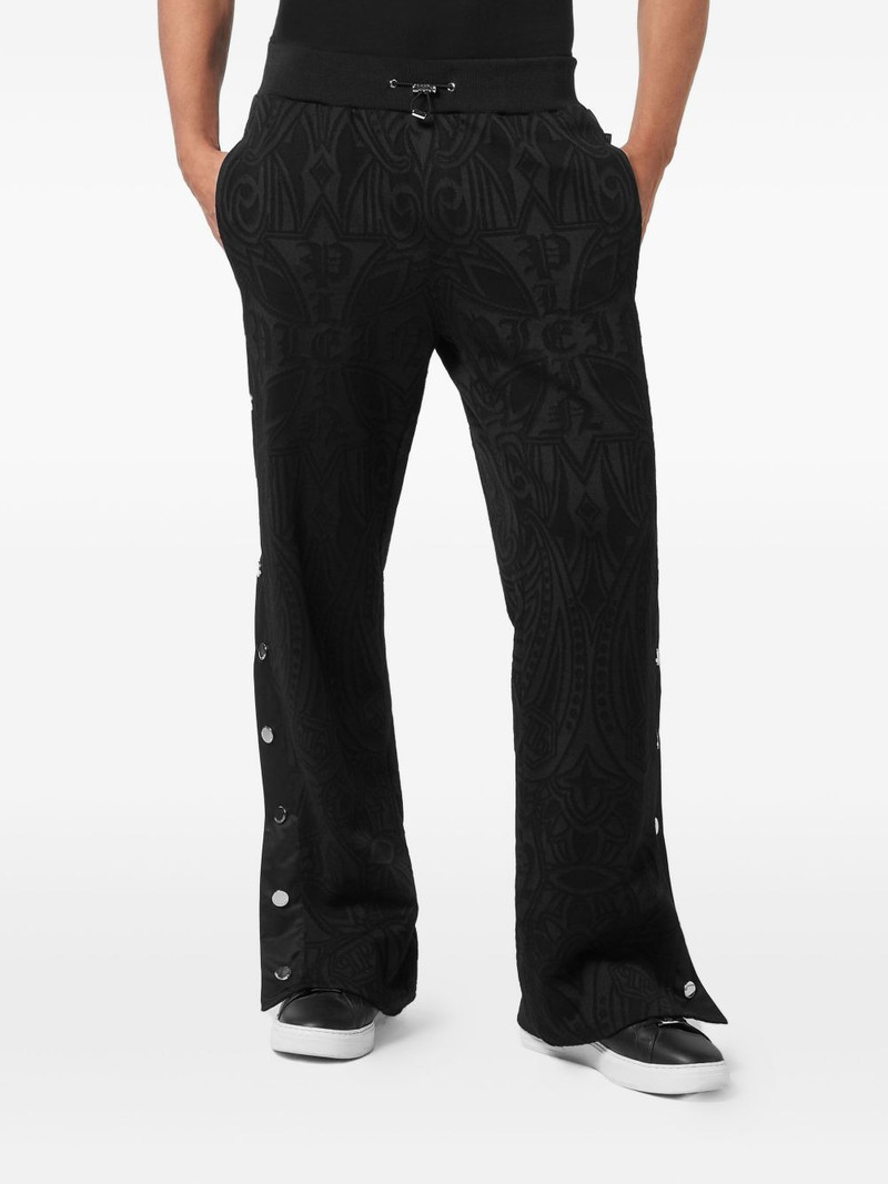 Chrome Crest jacquard-pattern trousers 3