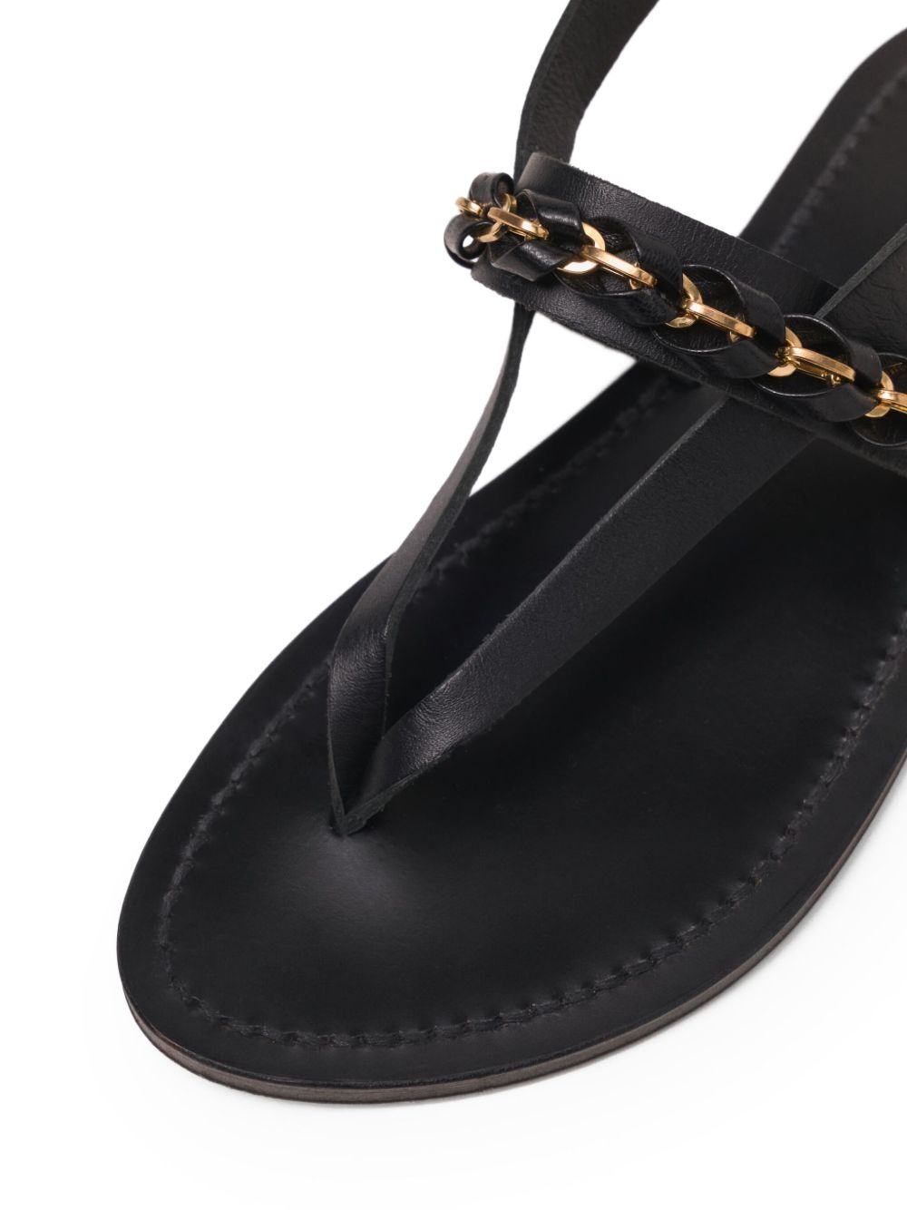 chain-link detail sandals - 6